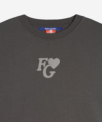 VALENTINE'S TEE GRAY