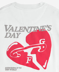 VALENTINE'S TEE WHITE-RED