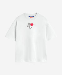 VALENTINE'S TEE WHITE-RED