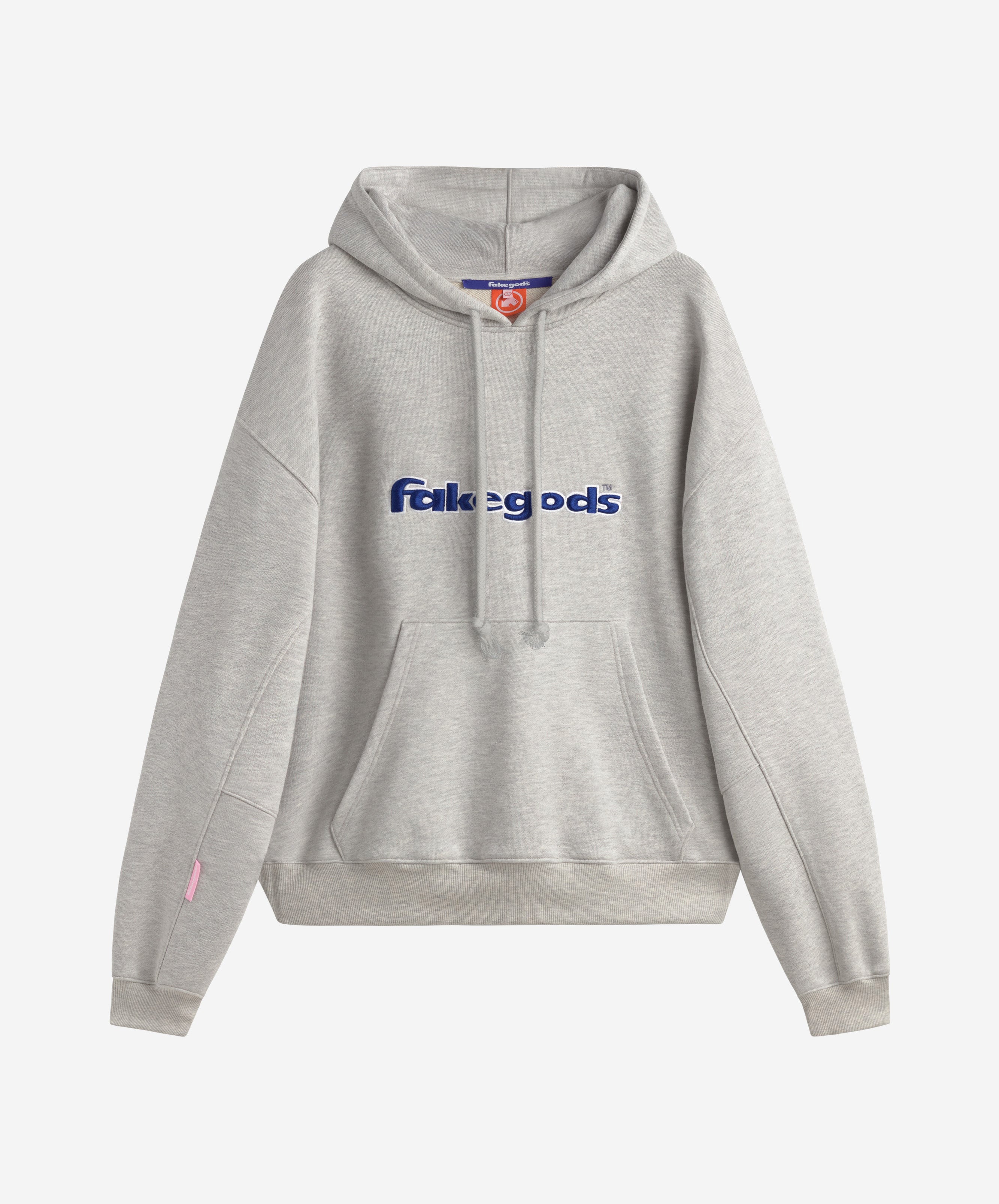 SOLID LOGO HOODIE GRAY MELANGE