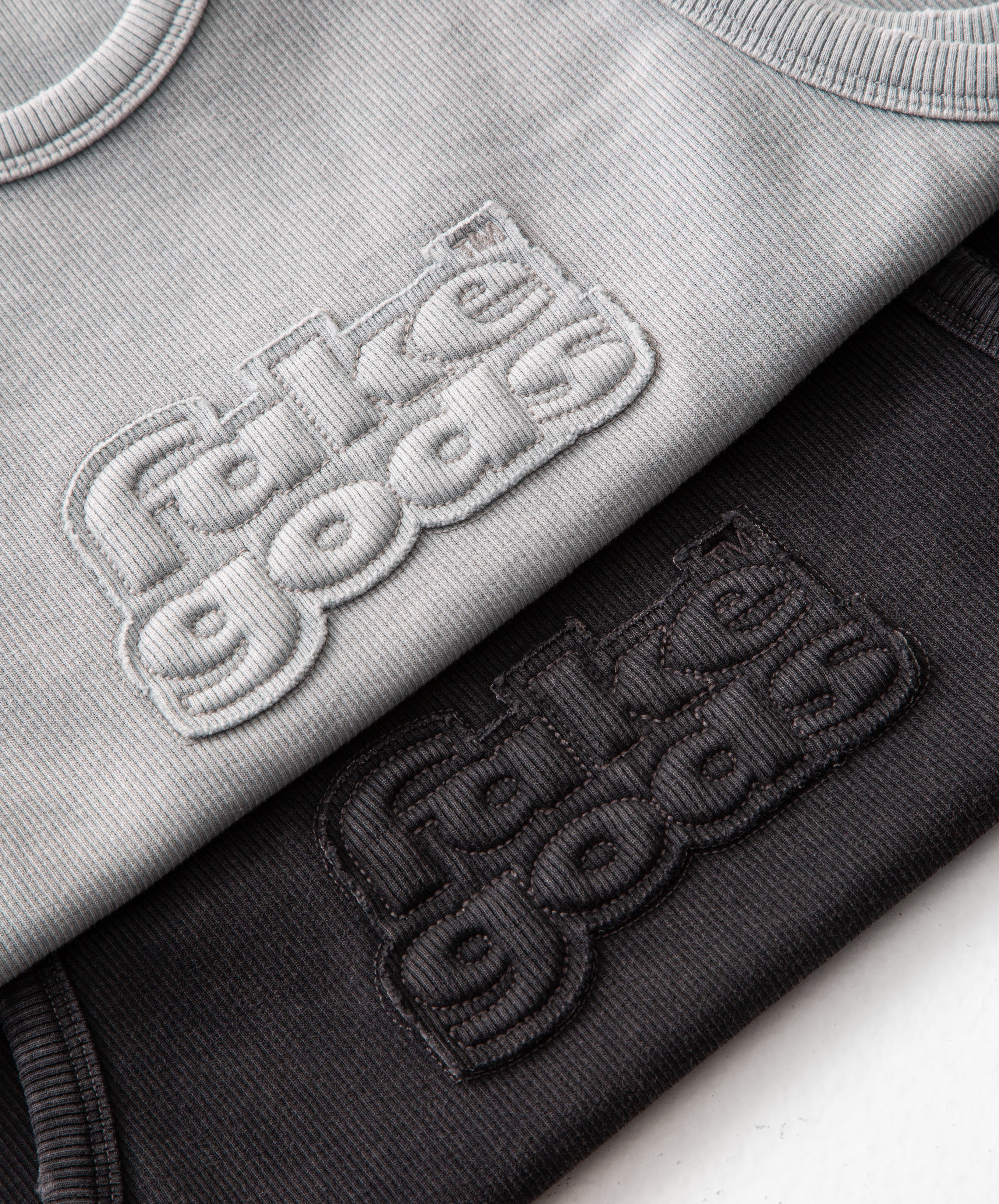 fakegods WASHED TANK DARK GREY
