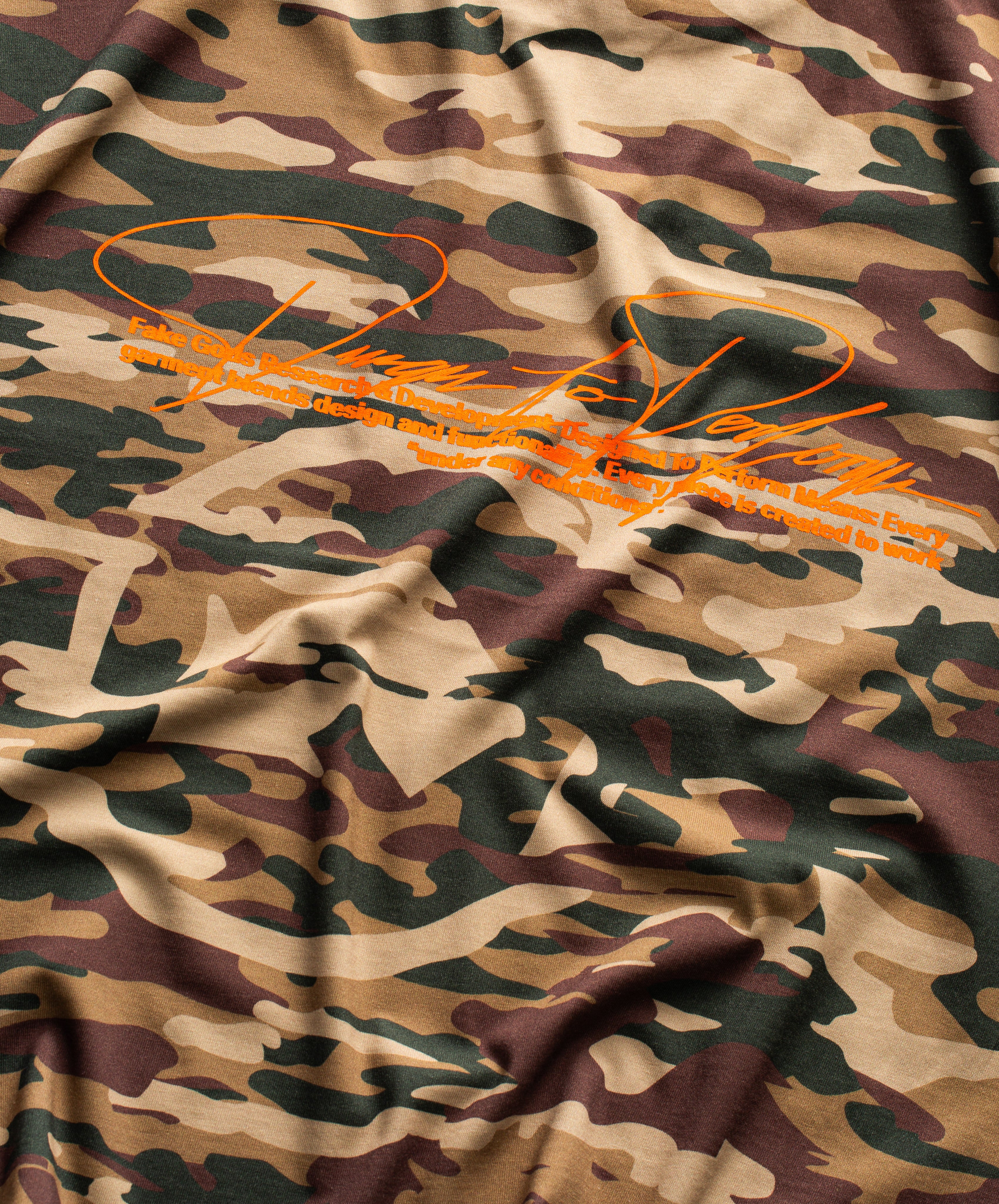CAMOUFLAGE TEE MILITARY GREEN