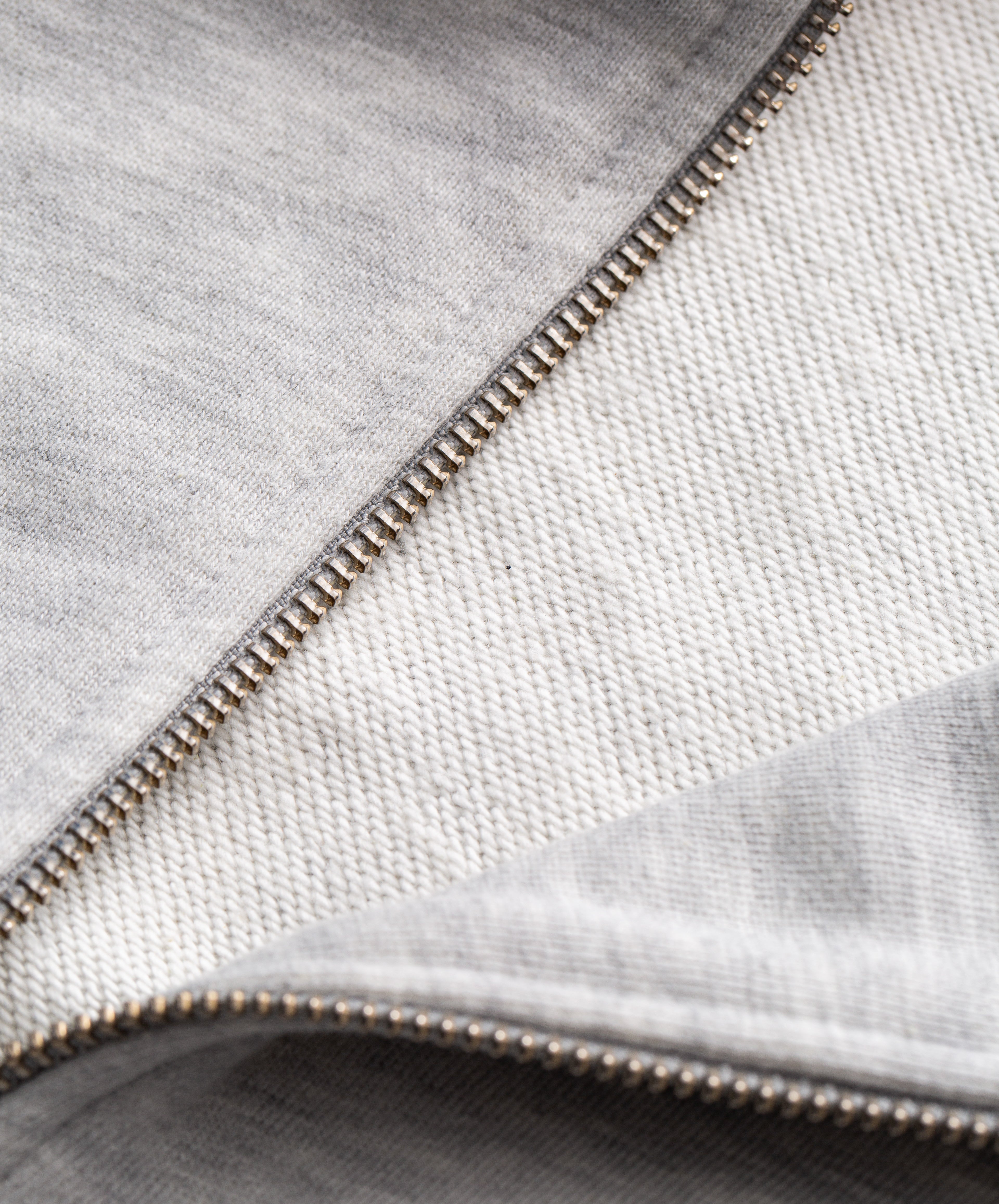 FG DESIGN ZIPPER GREY MELANGE