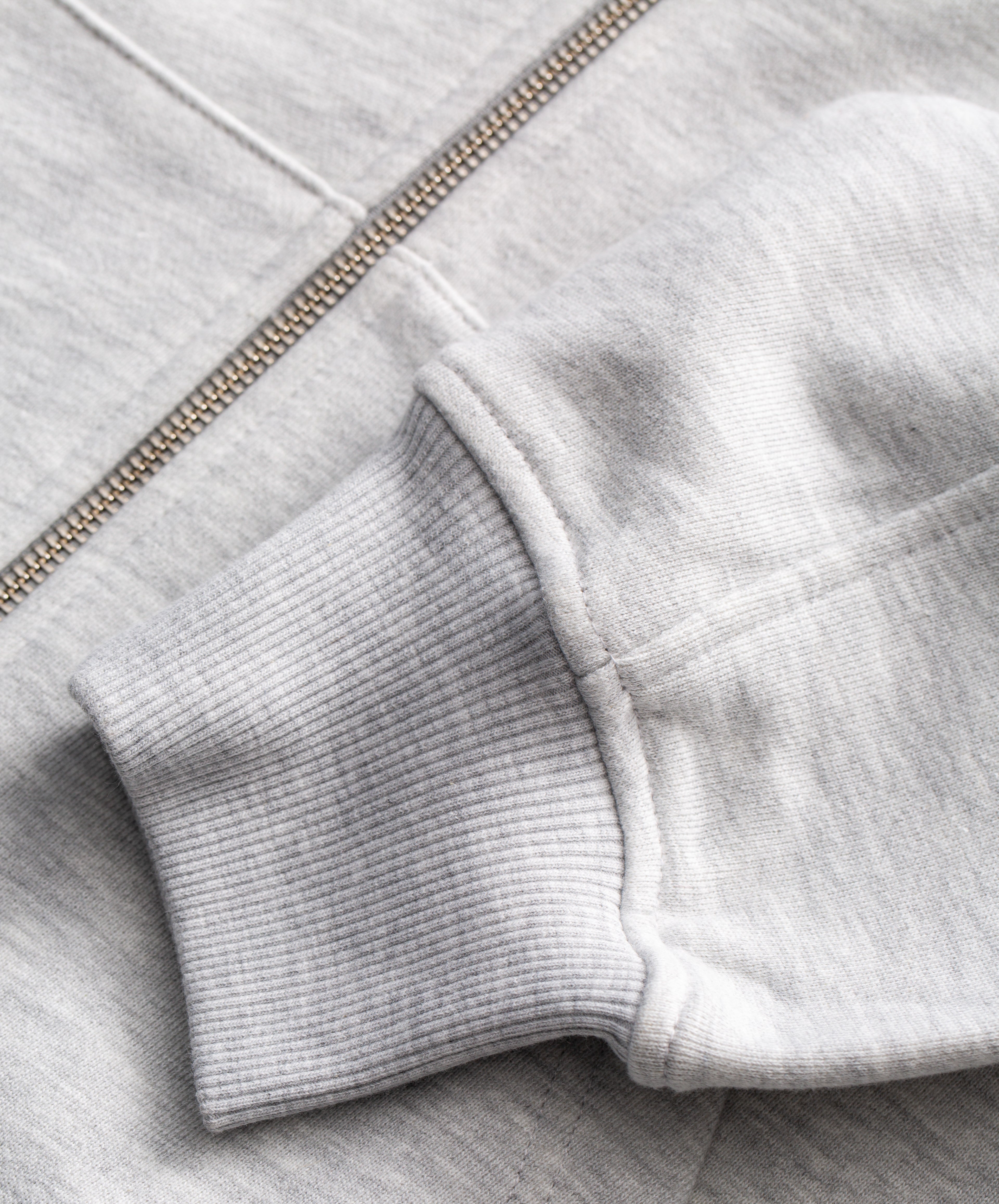 FG DESIGN ZIPPER GREY MELANGE