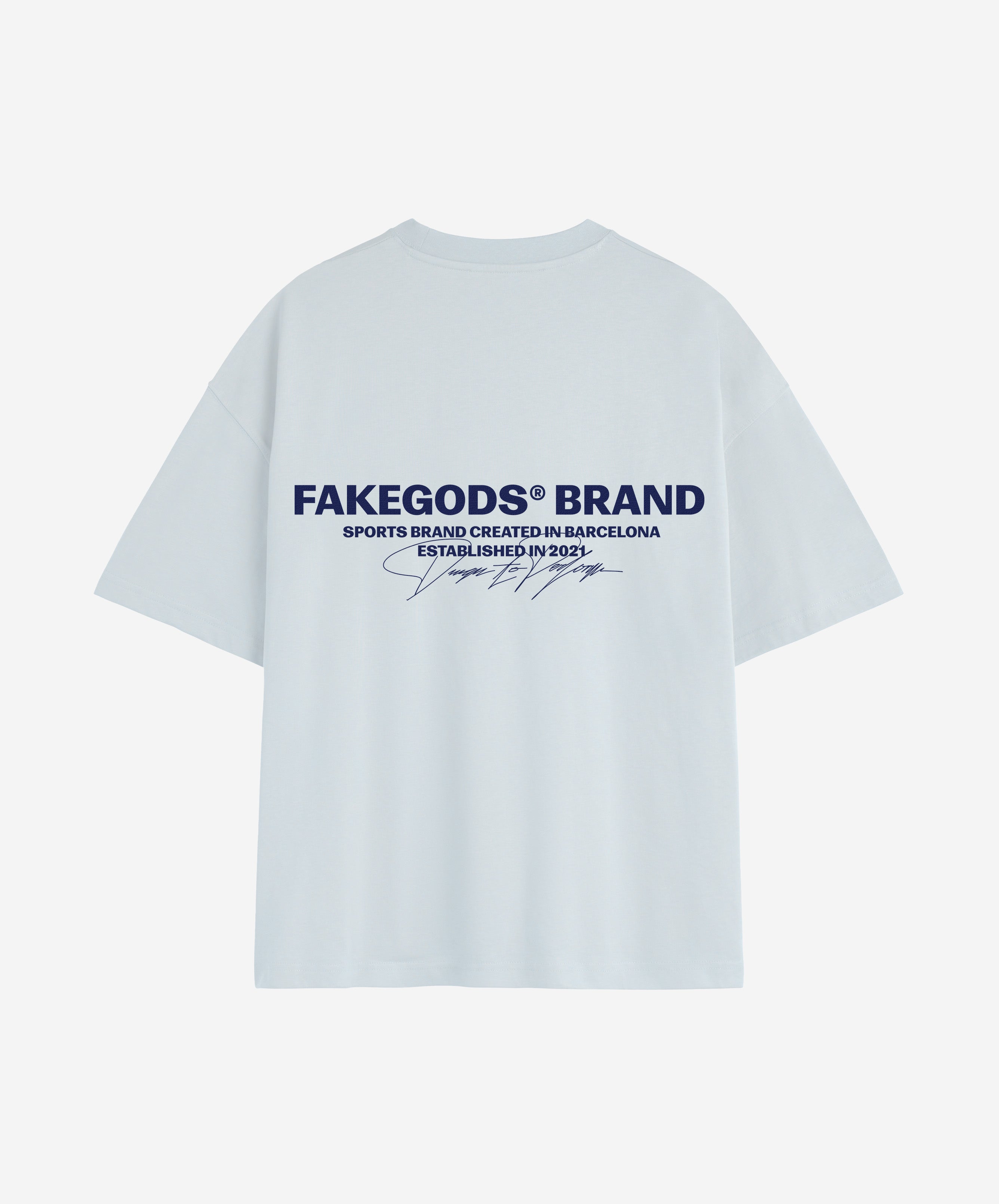 SIGNATURE TEE SKY BLUE