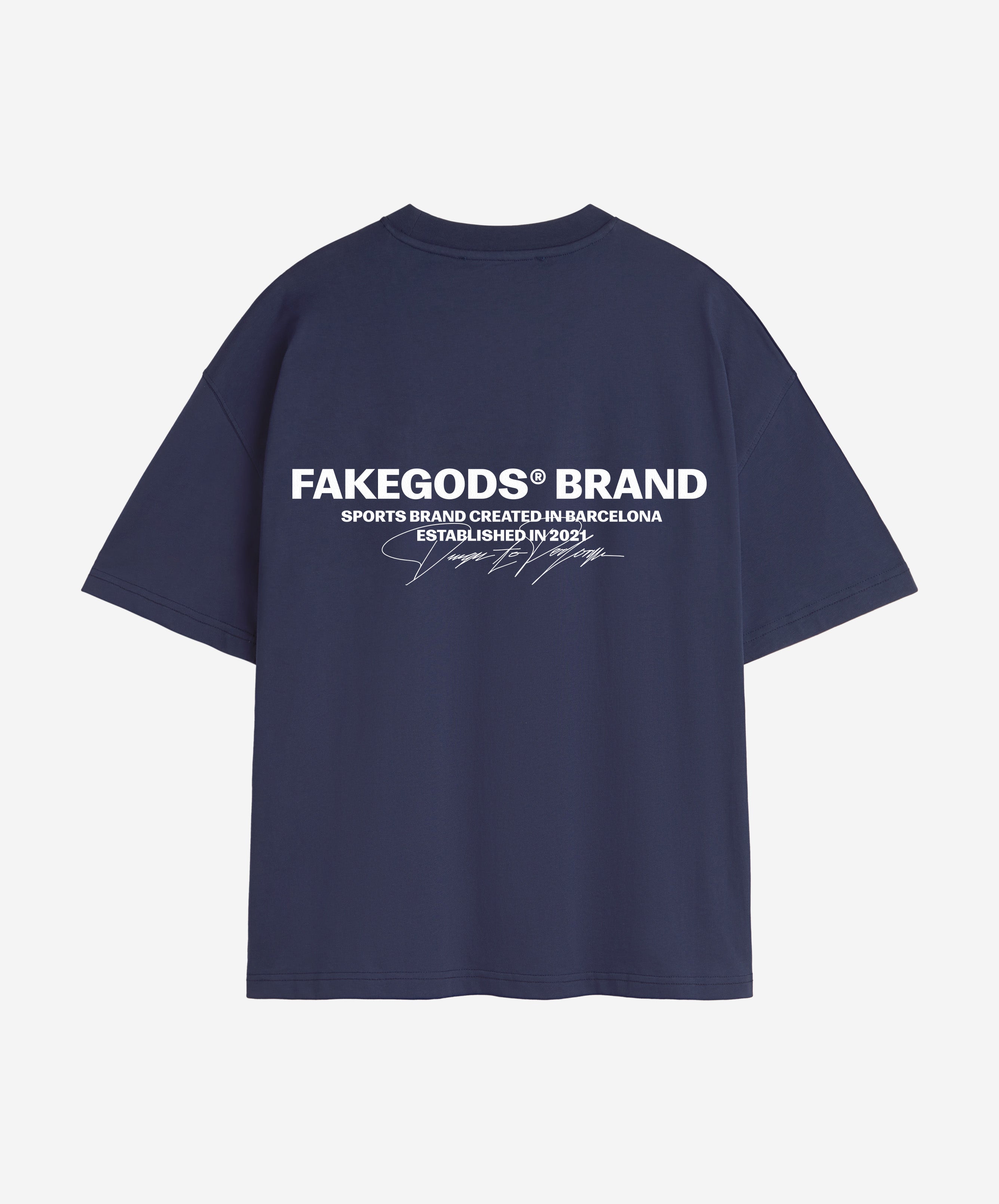 SIGNATURE TEE NAVY