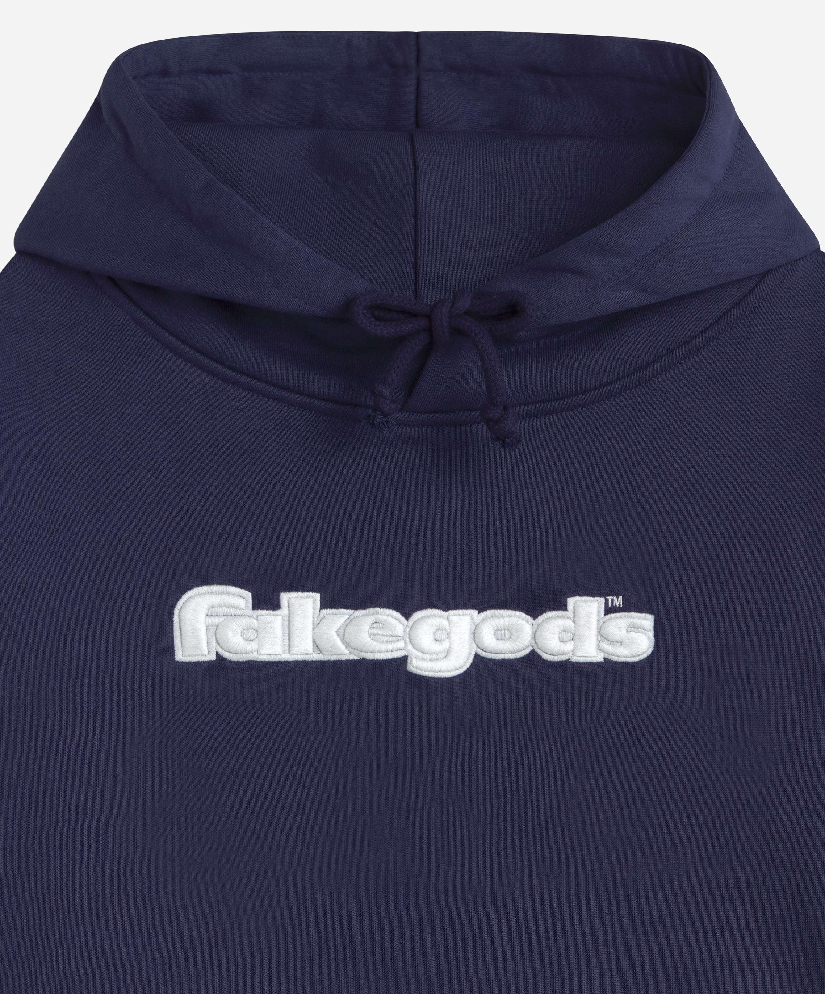 SOLID LOGO HOODIE NAVY