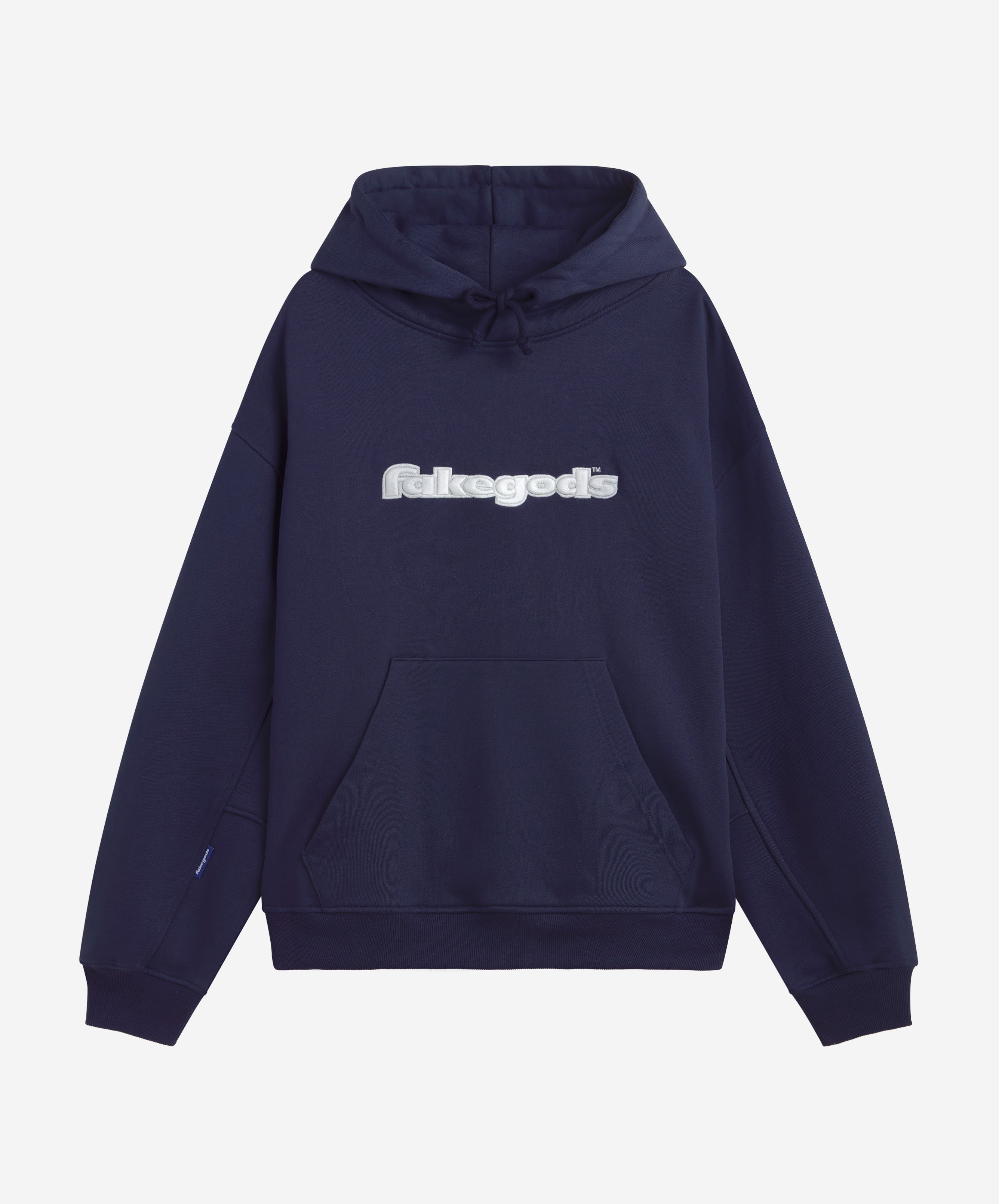 SOLID LOGO HOODIE NAVY