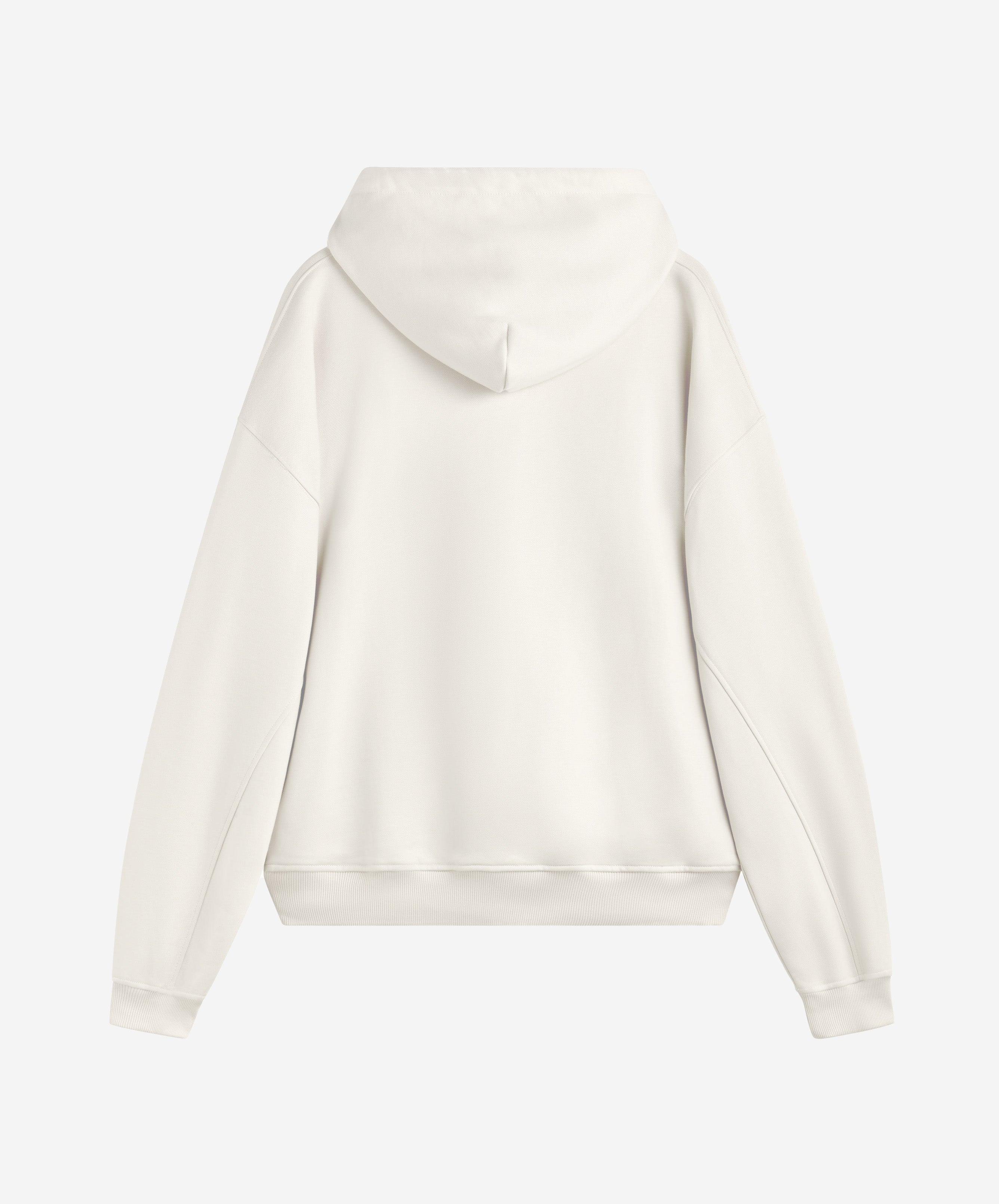 SOLID LOGO HOODIE CREAM