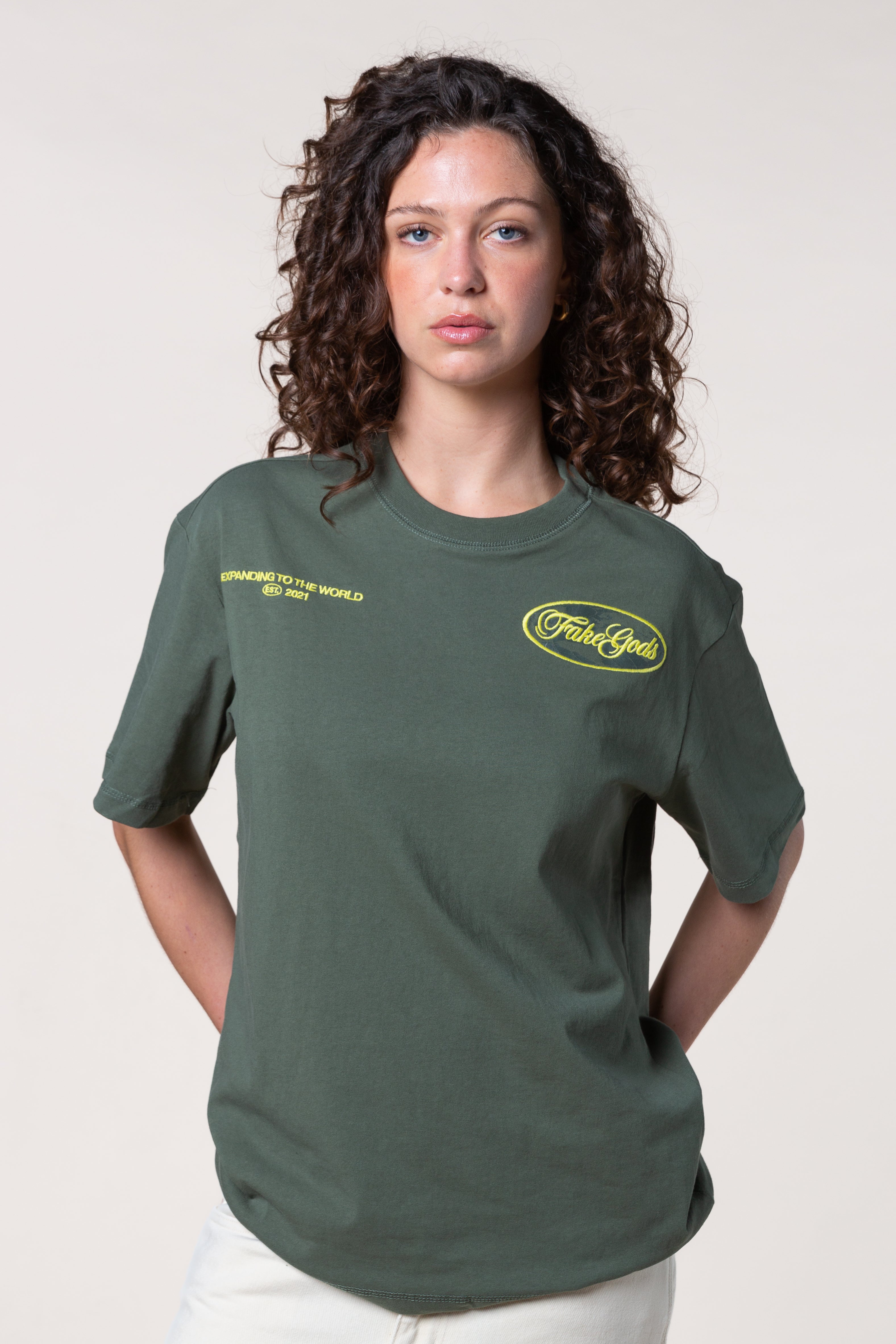 EXPANDING IT TEE MILITARY GREEN