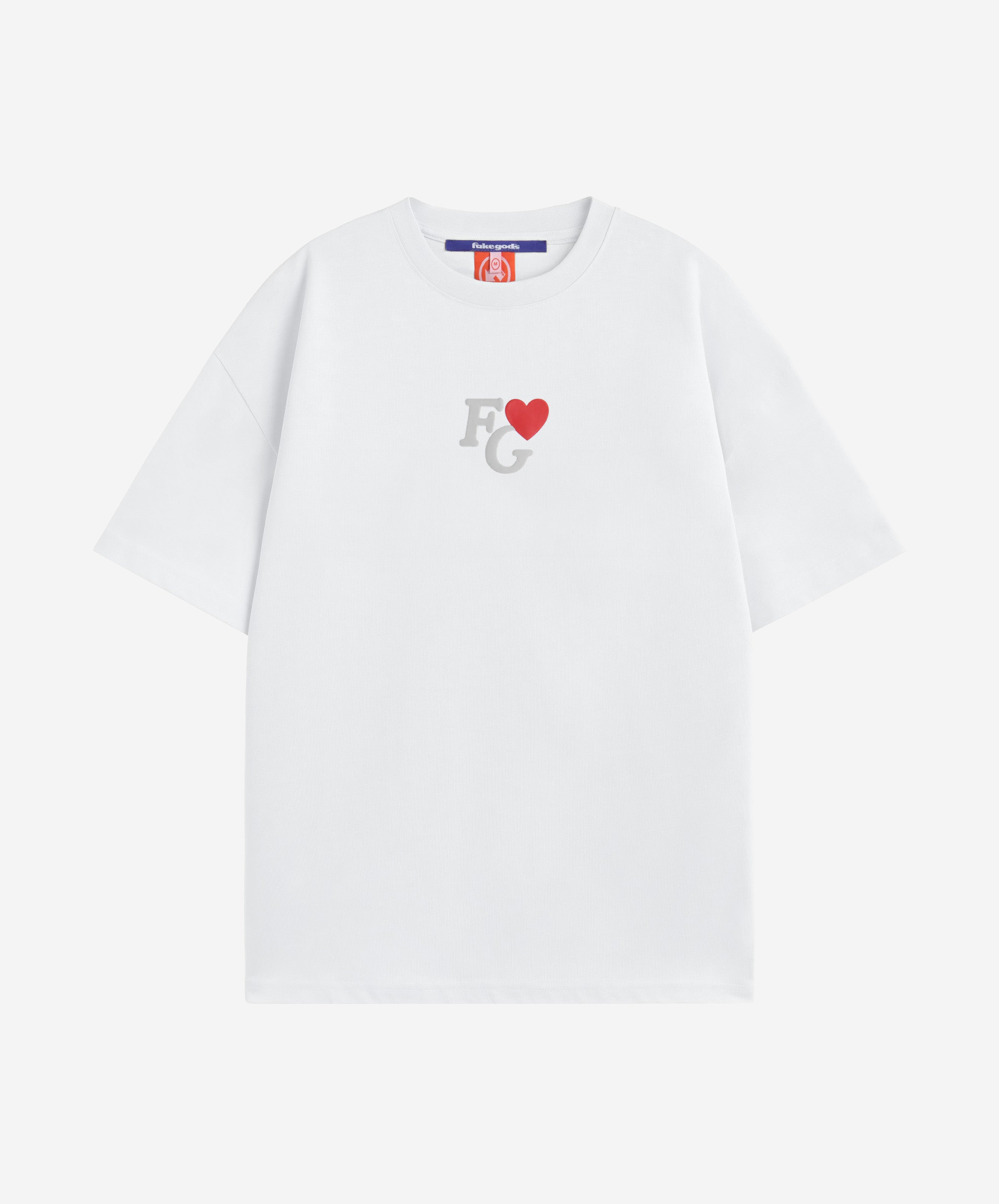 VALENTINE'S TEE WHITE-RED