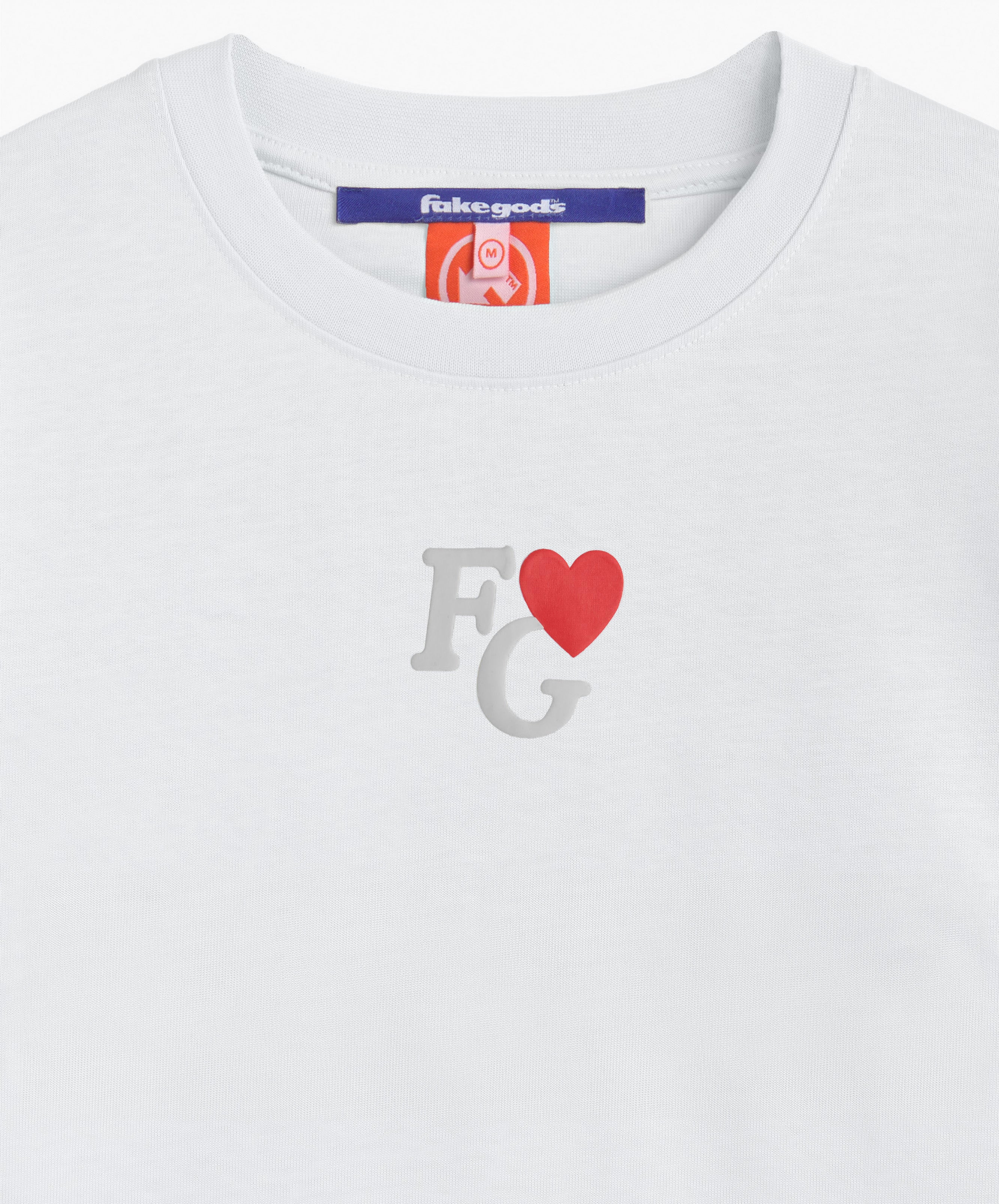 VALENTINE'S TEE WHITE-RED