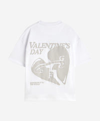 VALENTINE'S TEE MONOCHROME WHITE