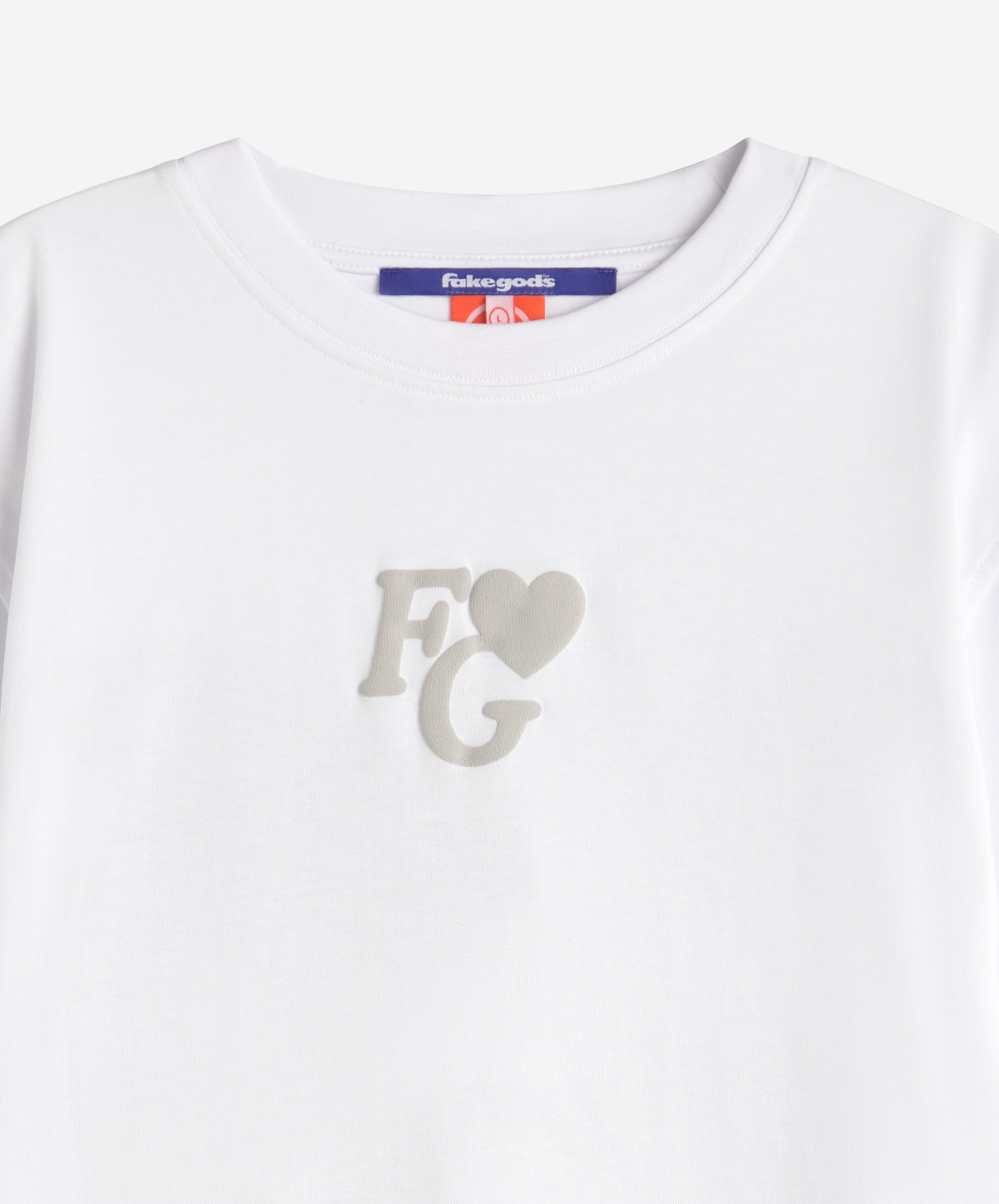 VALENTINE'S TEE MONOCHROME WHITE