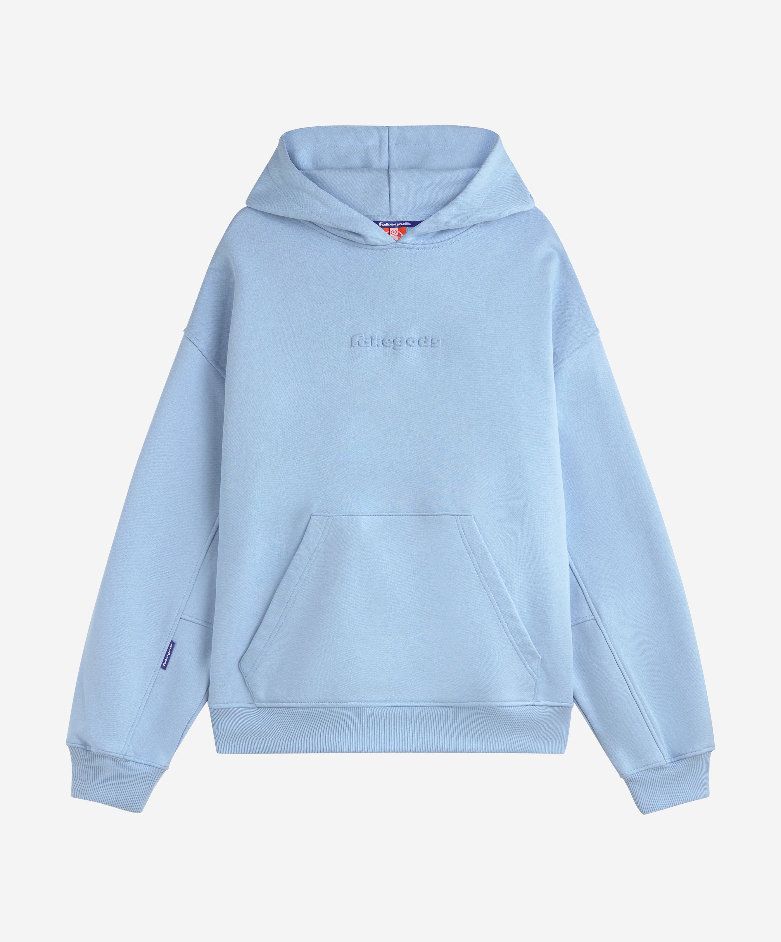 VALENTINE'S EMBOSSED HOODIE BLUE