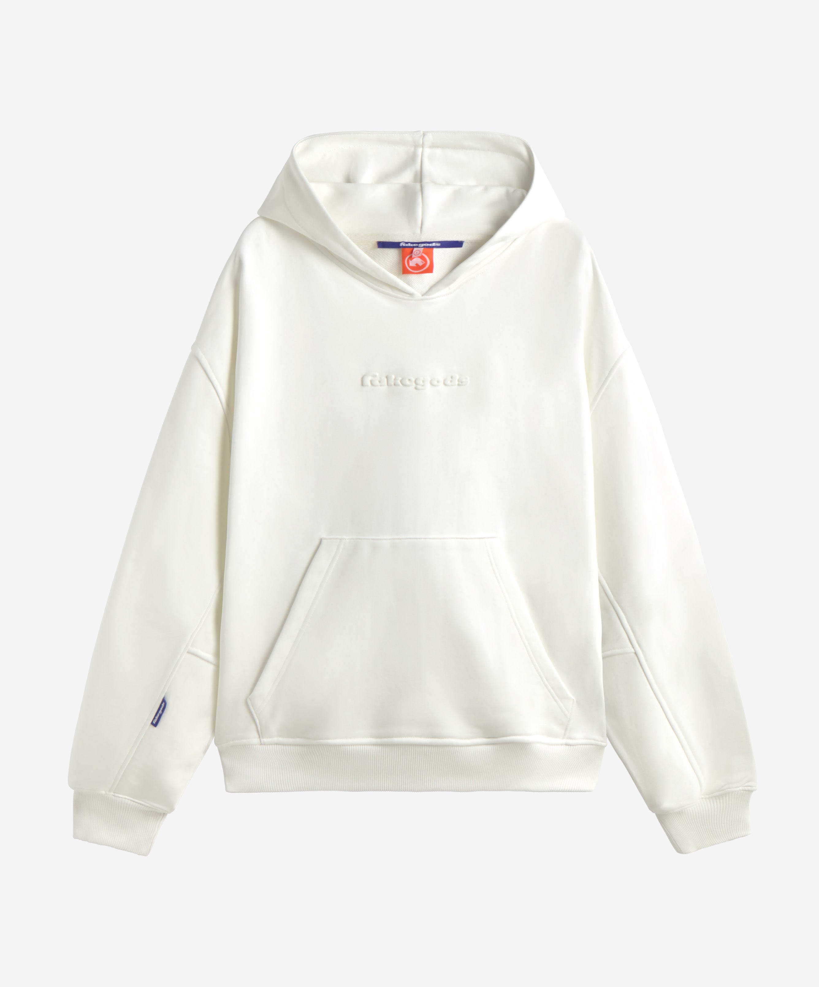 VALENTINE'S EMBOSSED HOODIE CREAM