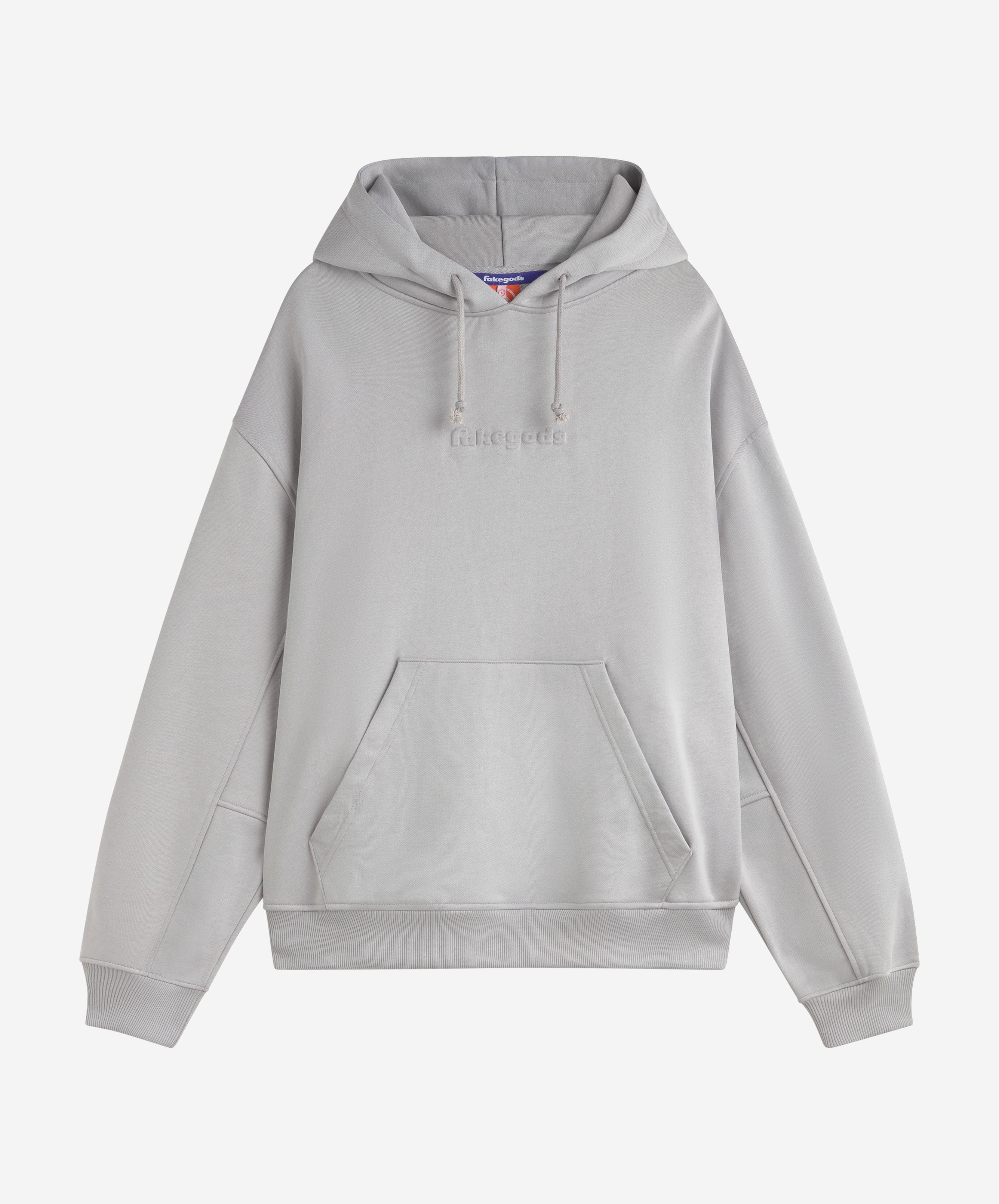 VALENTINE'S EMBOSSED HOODIE GREY