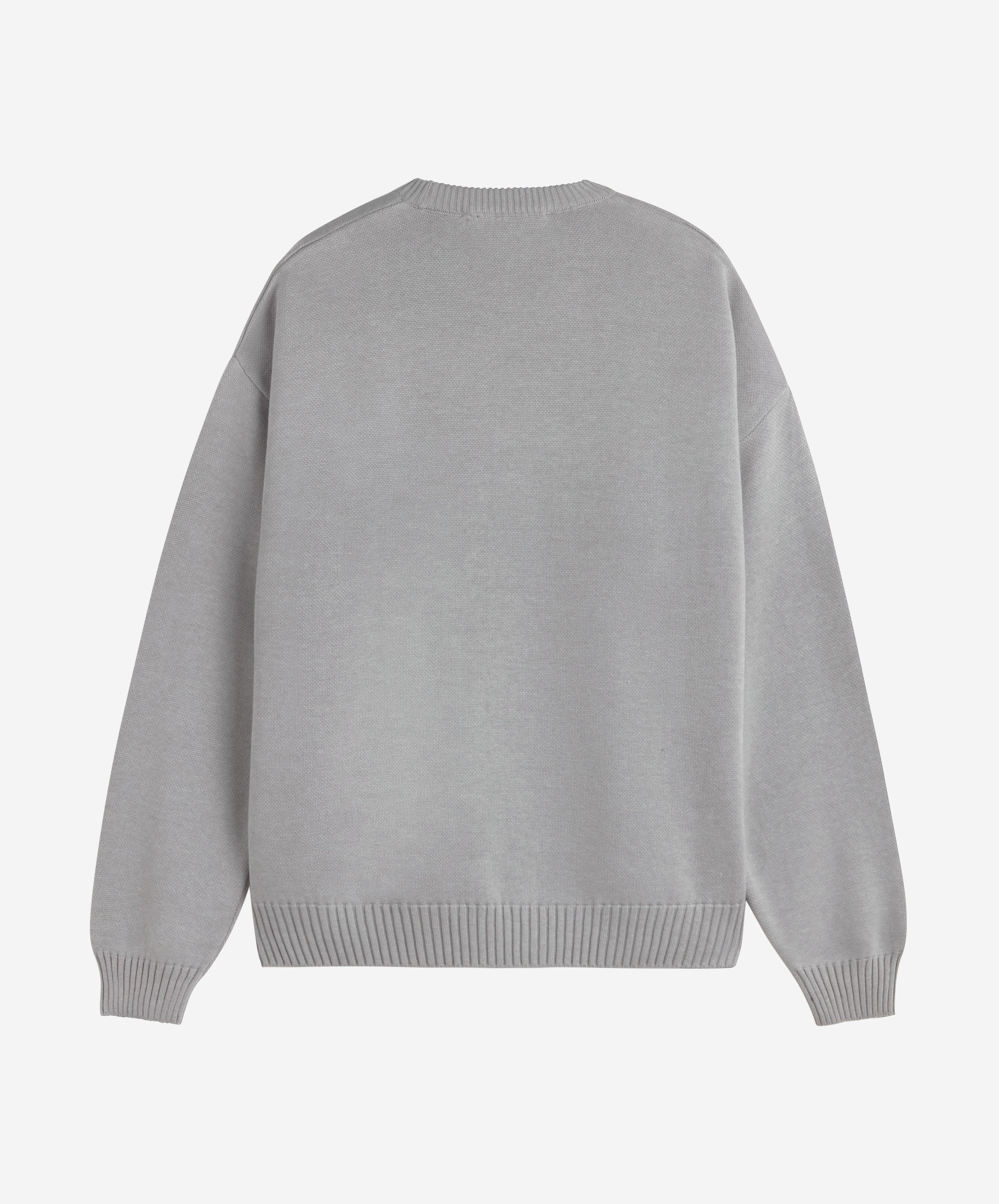 VALENTINE'S KNITTED SWEATER LIGHT GREY