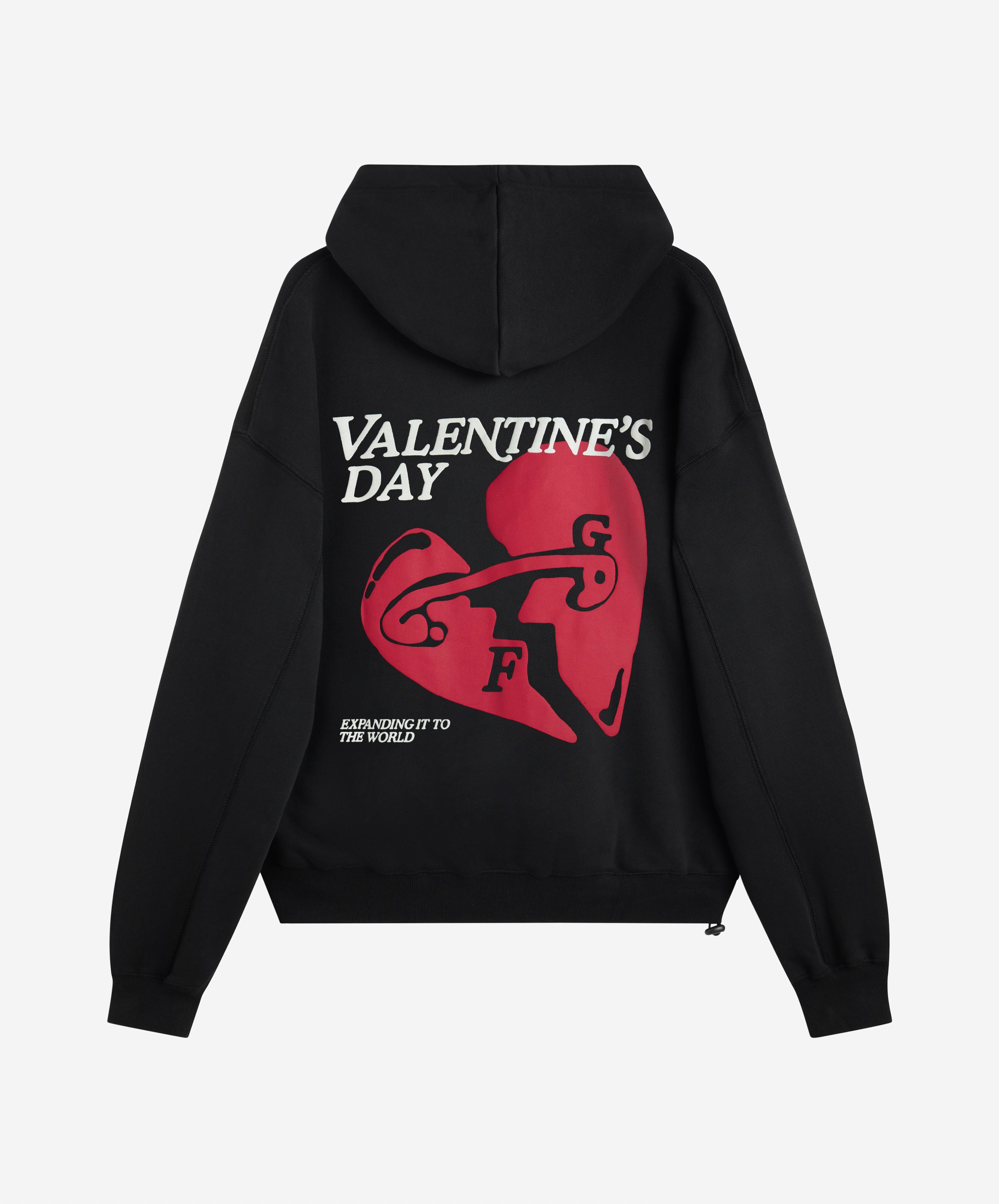 VALENTINE'S HOODIE BLACK