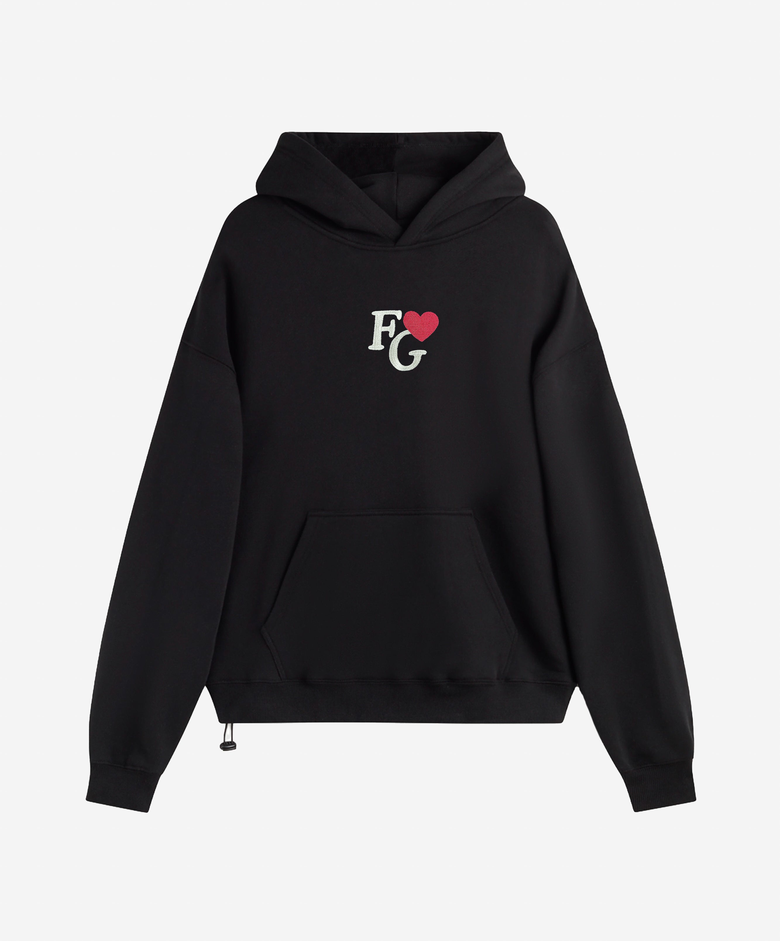 VALENTINE'S HOODIE BLACK