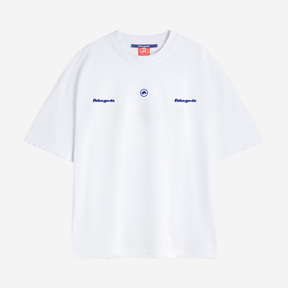 ★SCULPTOR★ Heaven Made Boxy Tee White SC24S212WH Sculpture Boxy Cropped Tee - AlphaStyle
