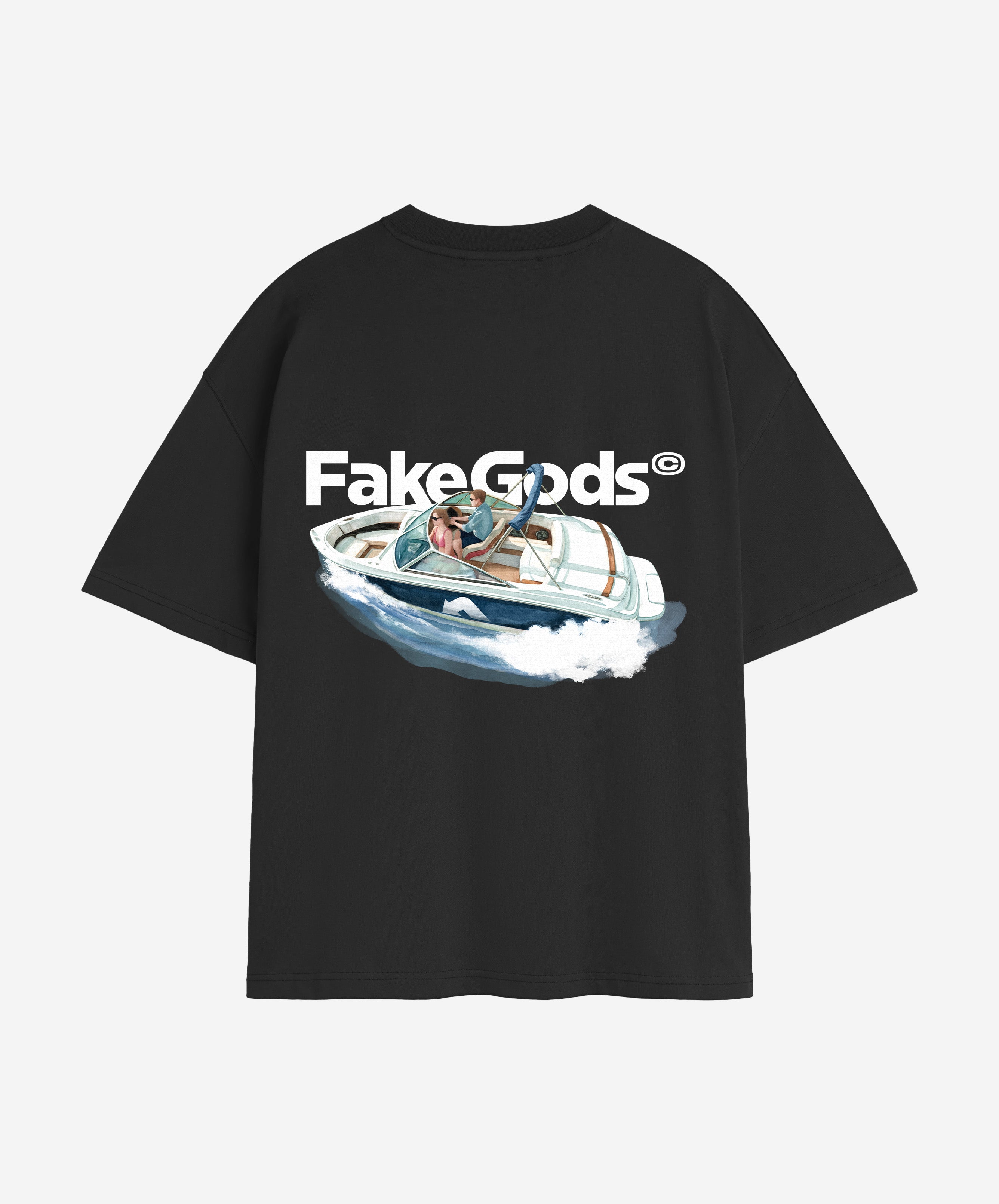 YACHT TEE DARK GREY