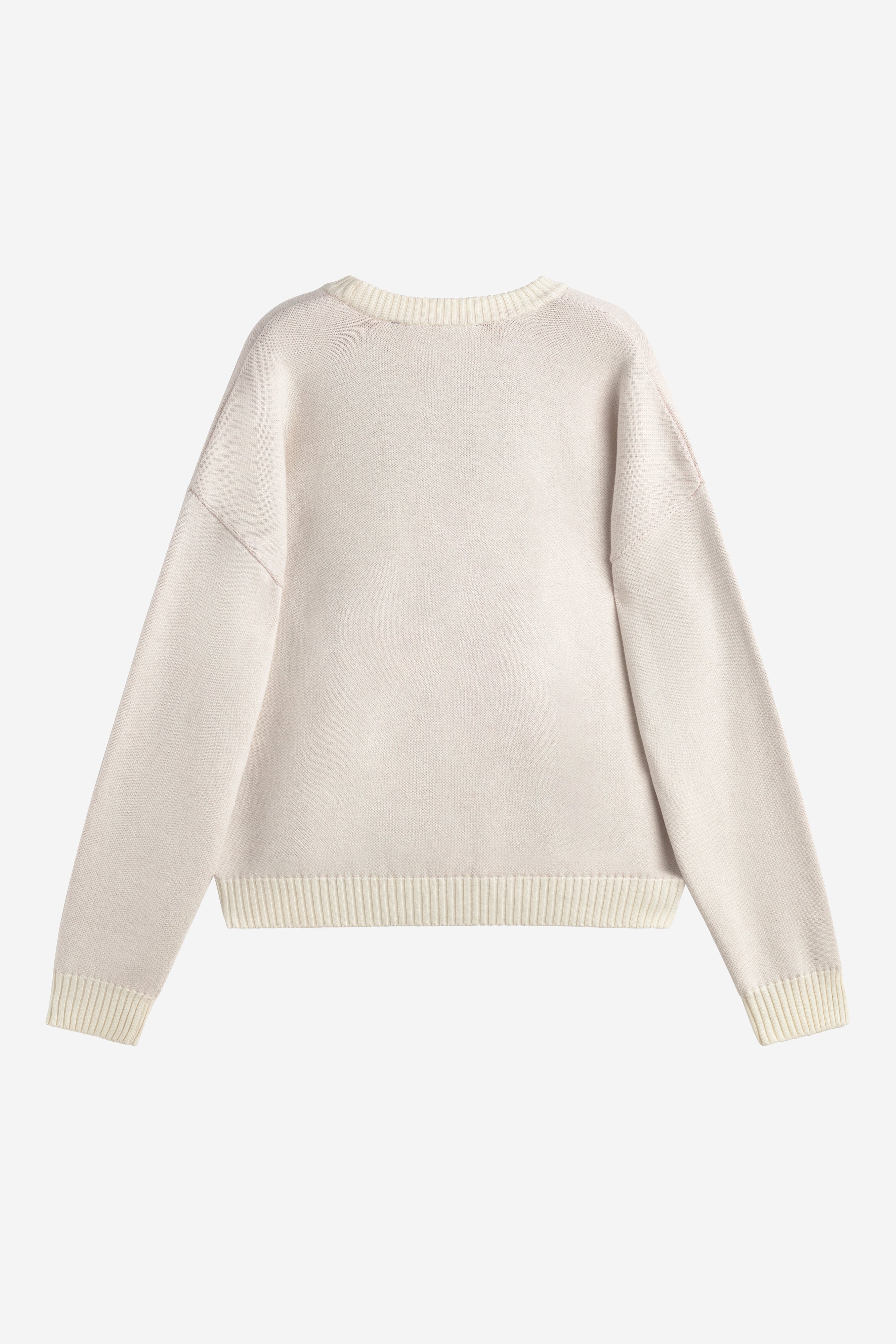 VALENTINE'S KNITTED SWEATER CREAM