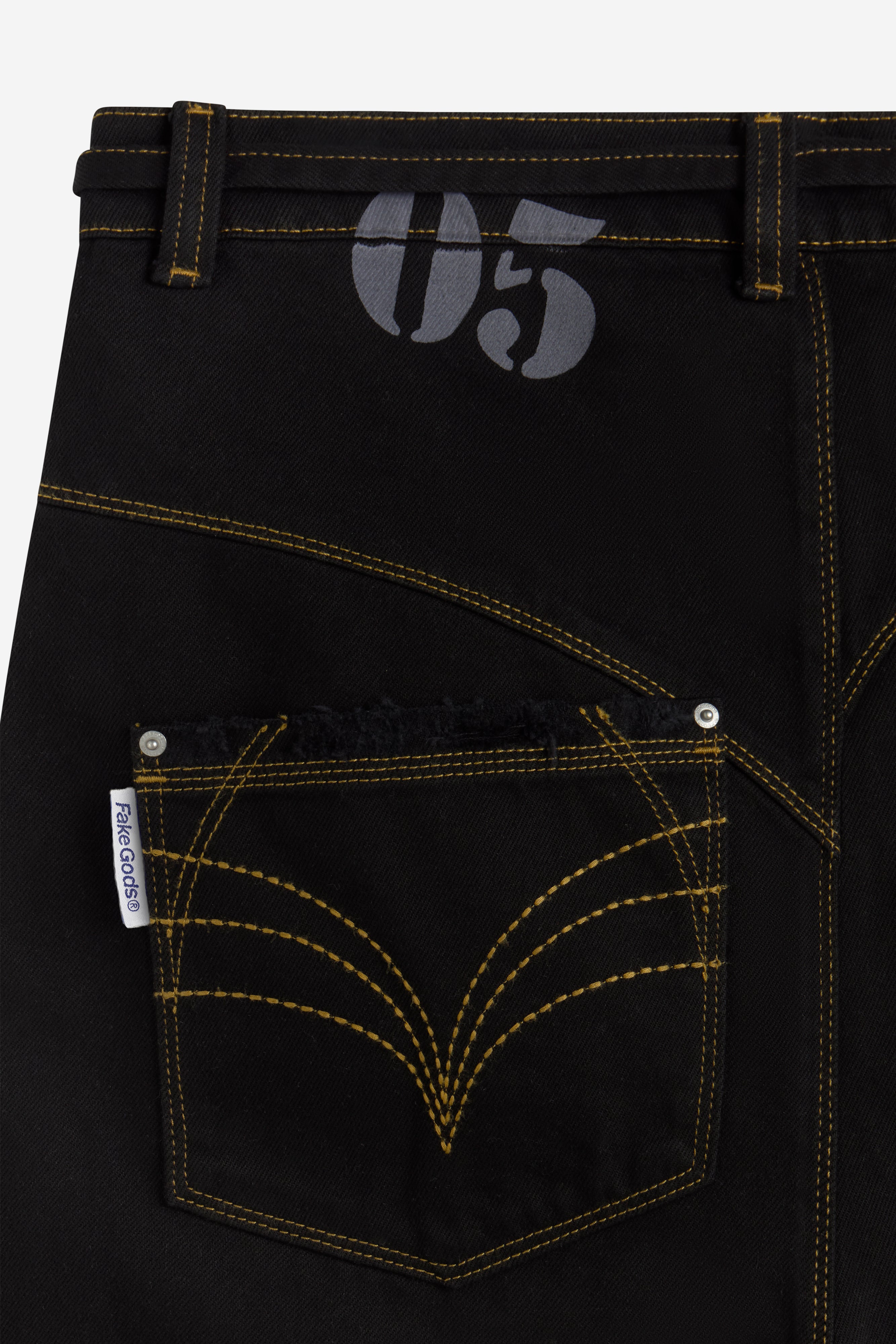 SAILOR DENIM JEANS BLACK