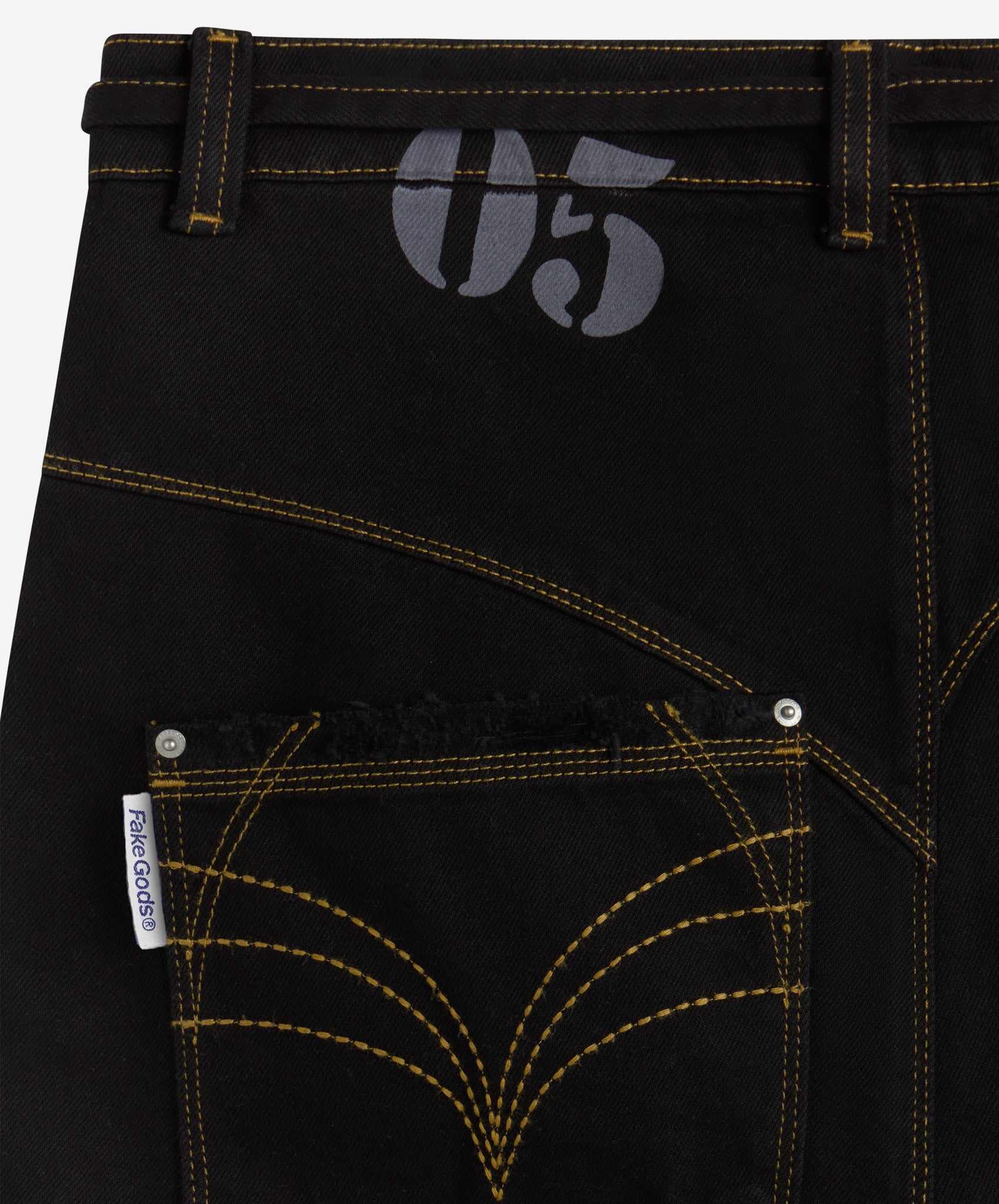 SAILOR DENIM JEANS BLACK