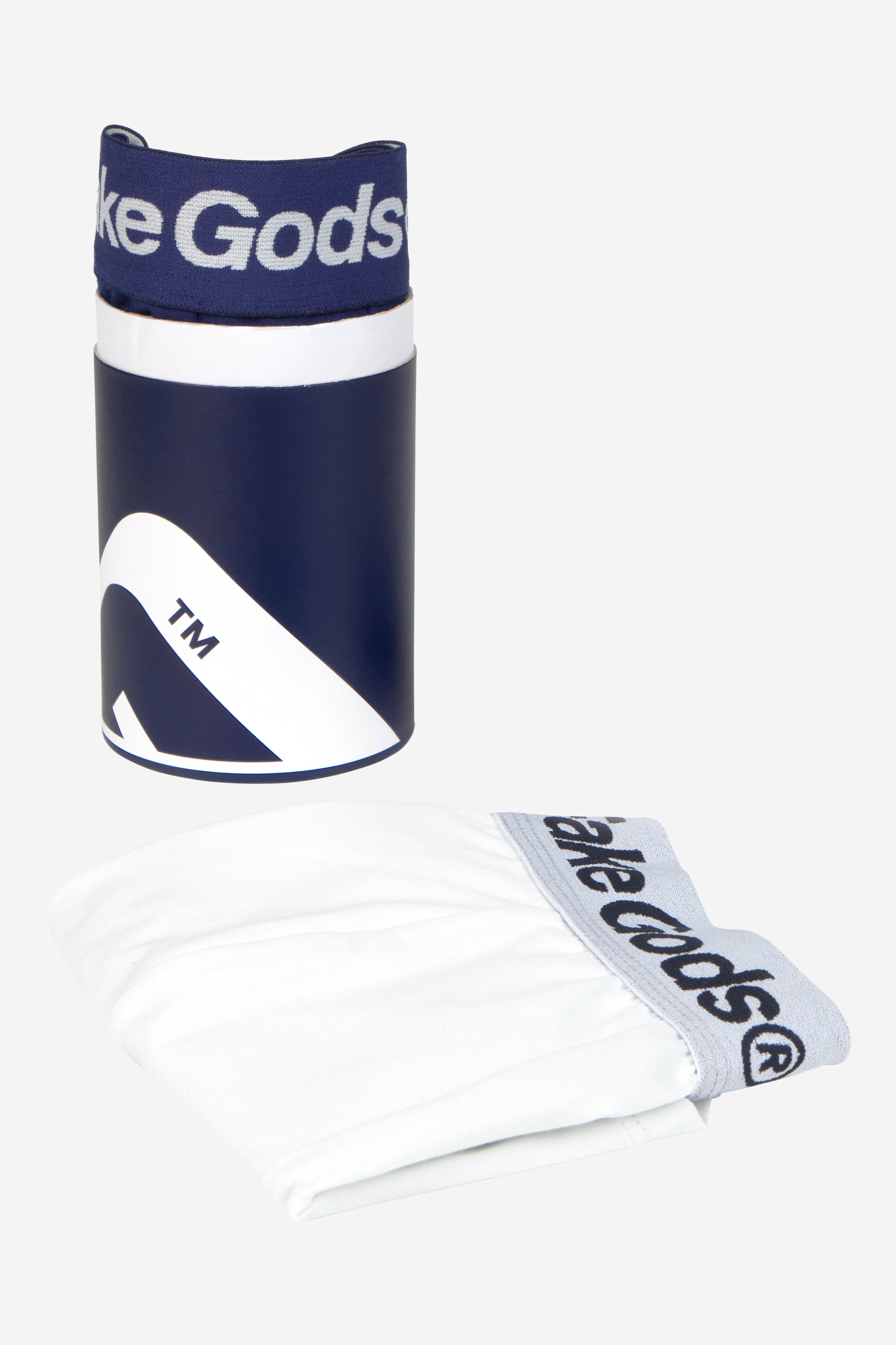 FG BOXERS WHITE & NAVY (PACK)