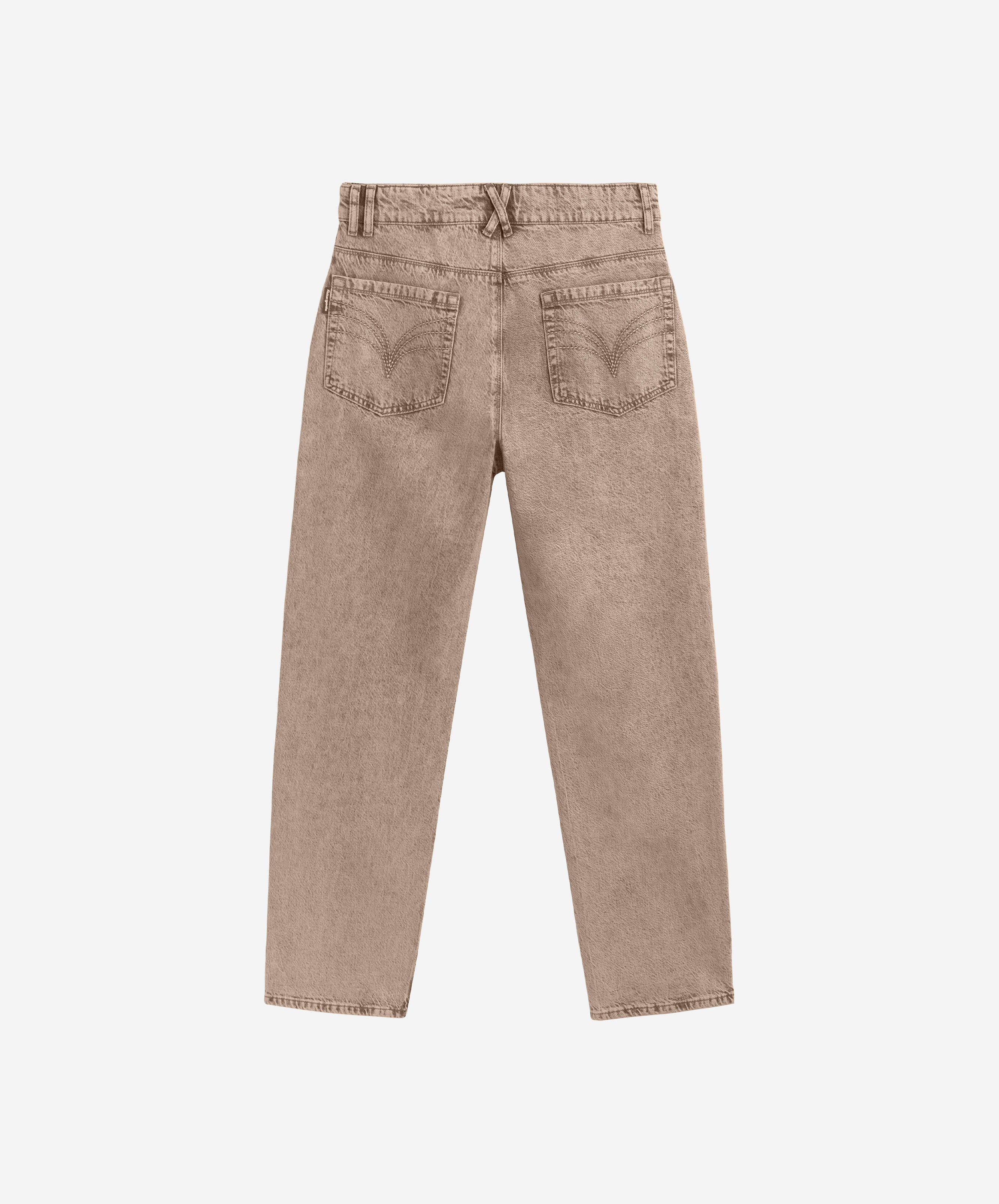 TM DENIM TROUSERS BROWN