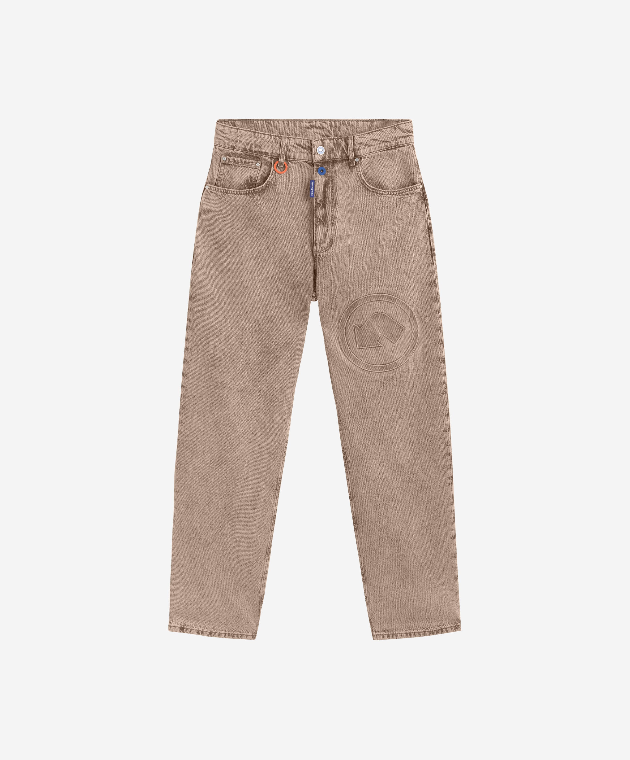 TM DENIM TROUSERS BROWN