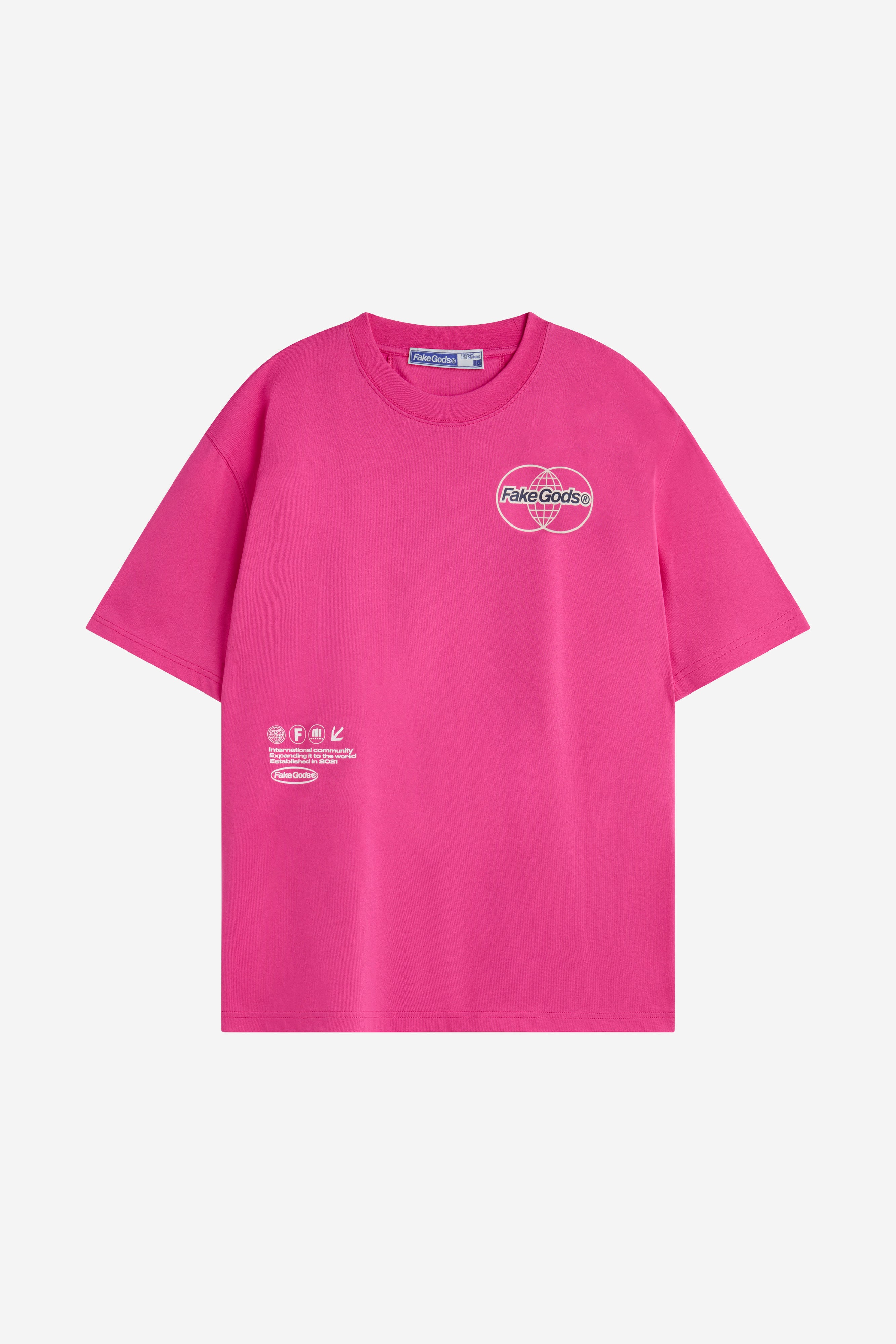 GLOBAL TEE FUCHSIA