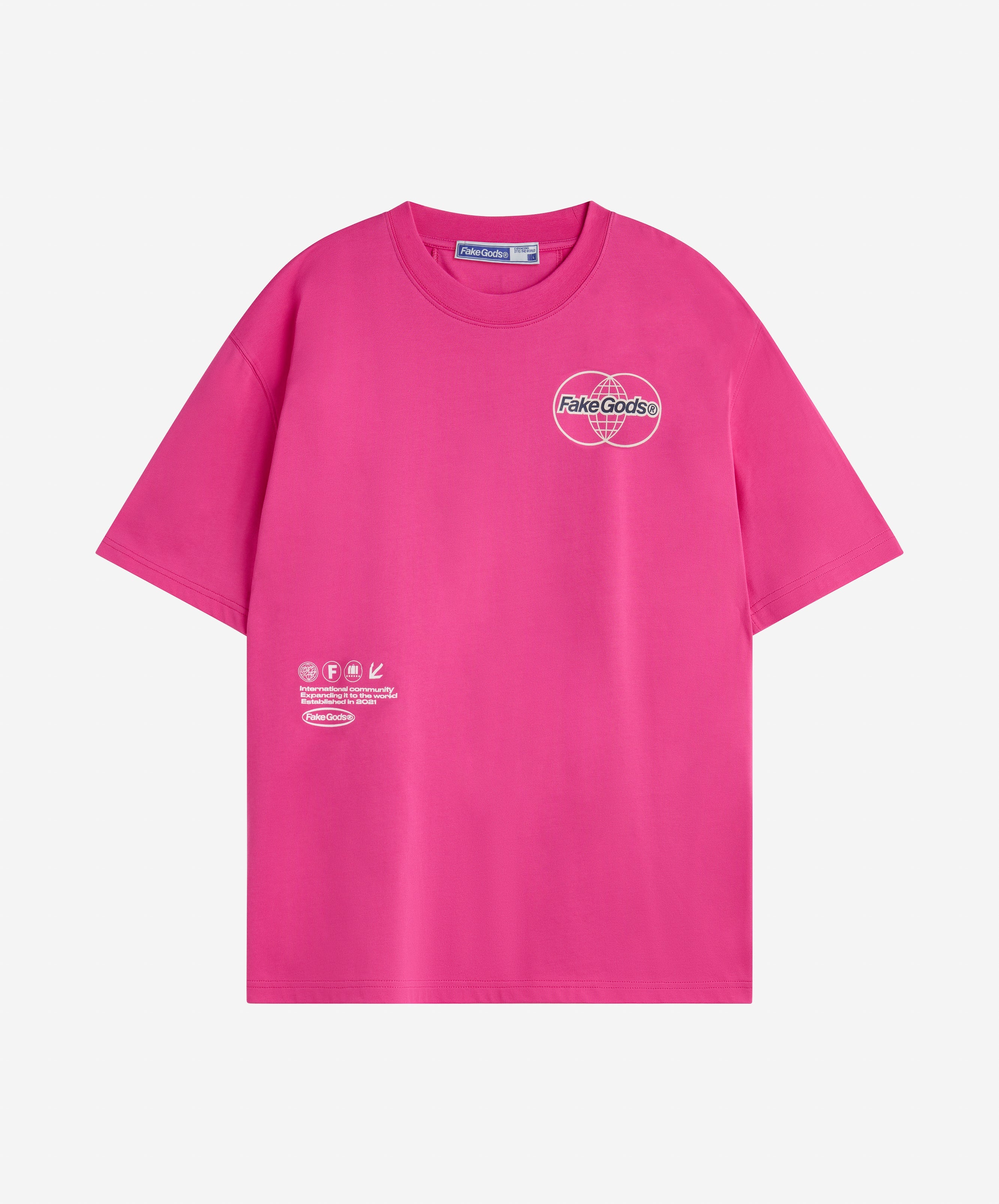 GLOBAL TEE FUCHSIA