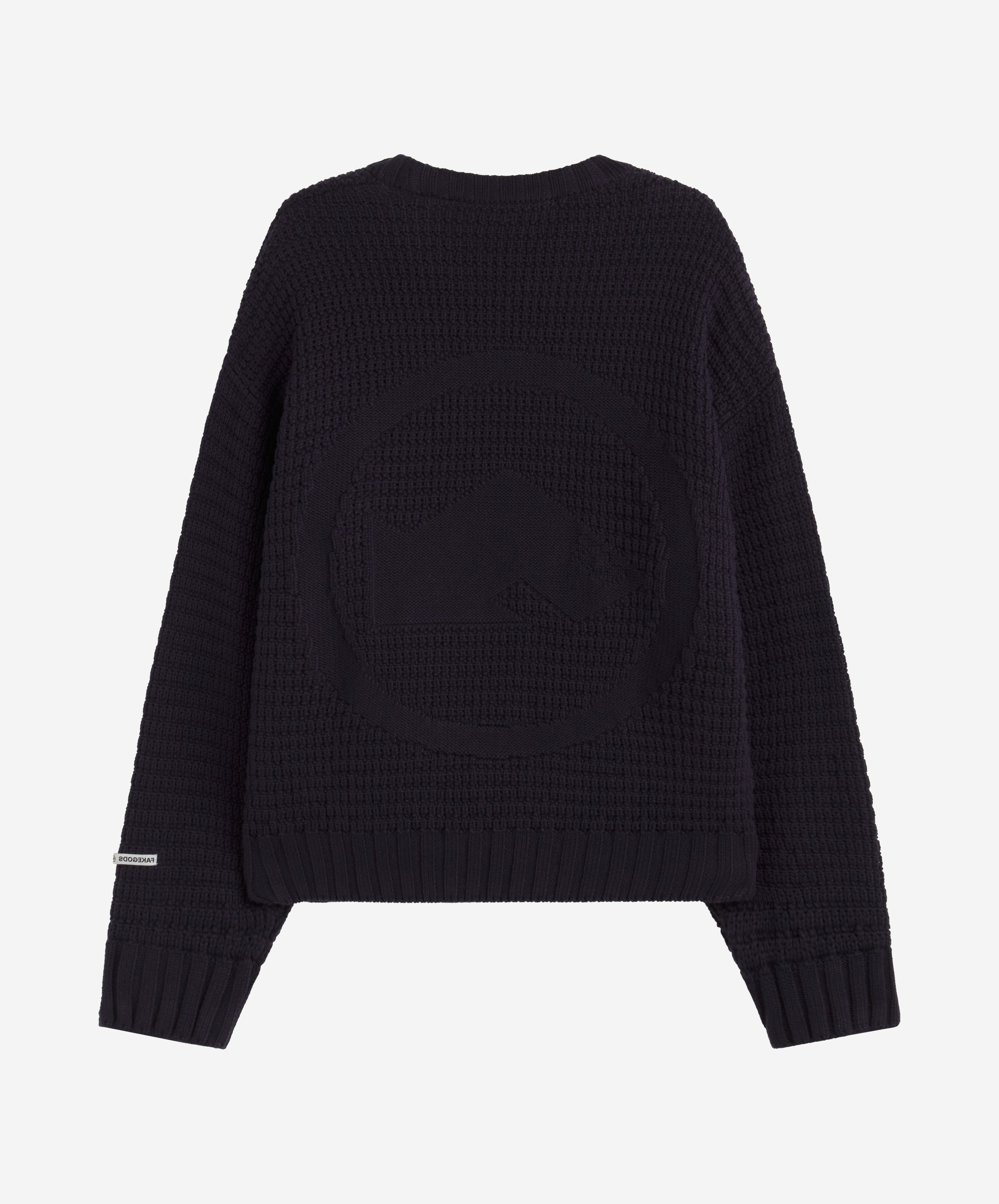 CHECKPOINT KNITTED SWEATER NAVY