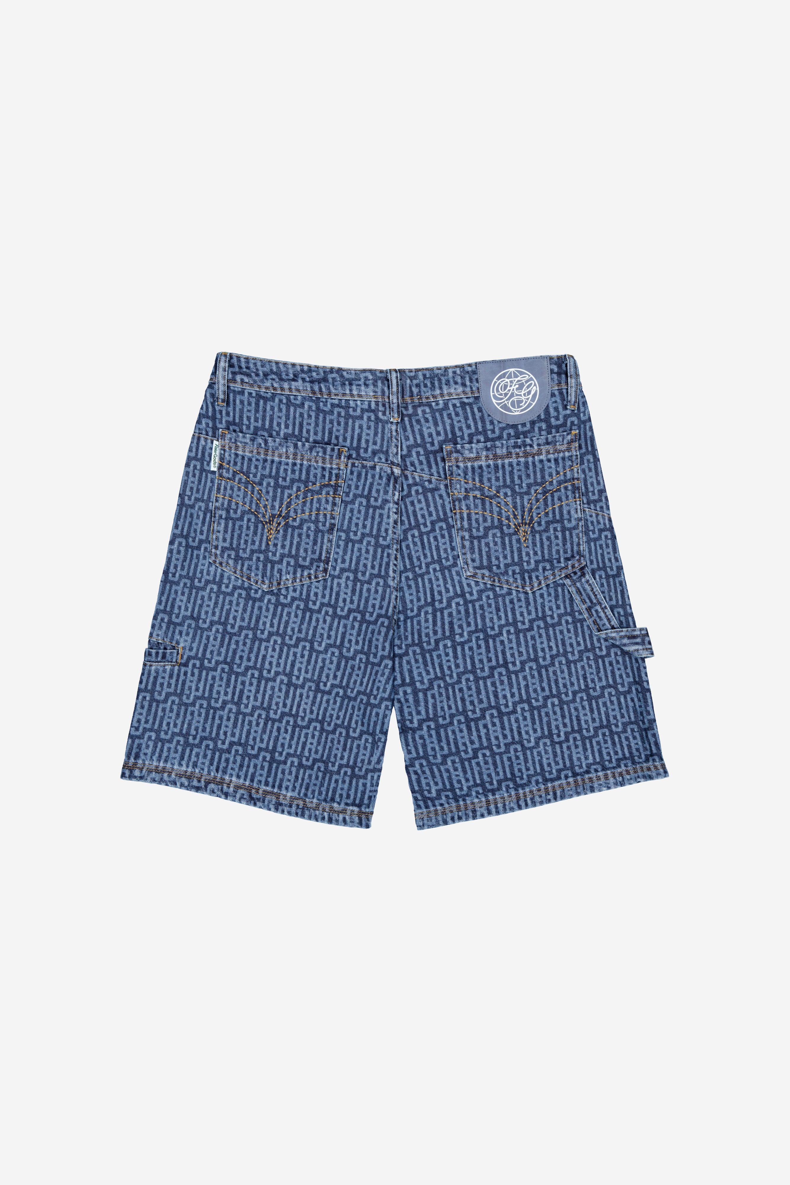 MONOGRAM SHORTS NAVY