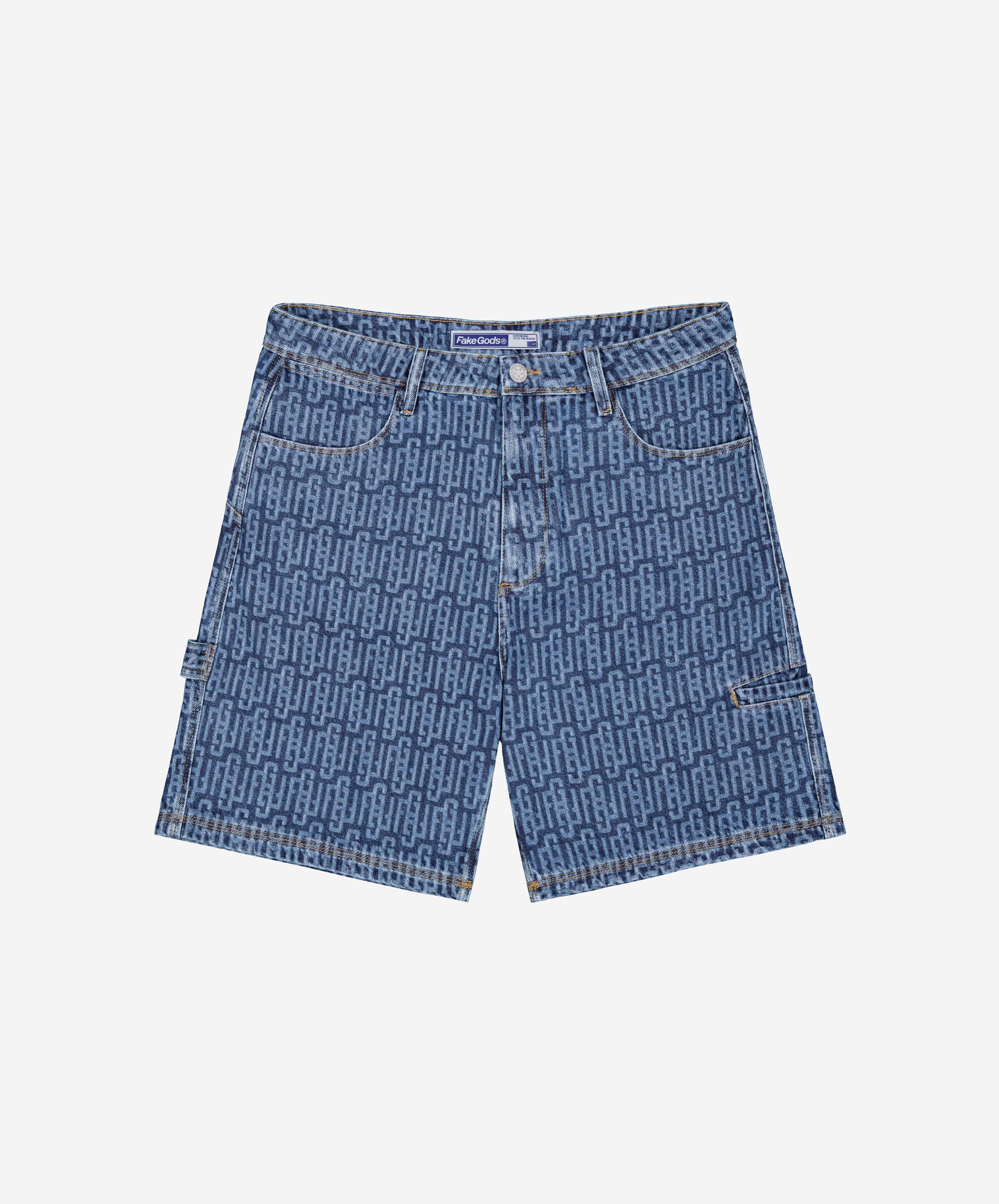 MONOGRAM SHORTS NAVY