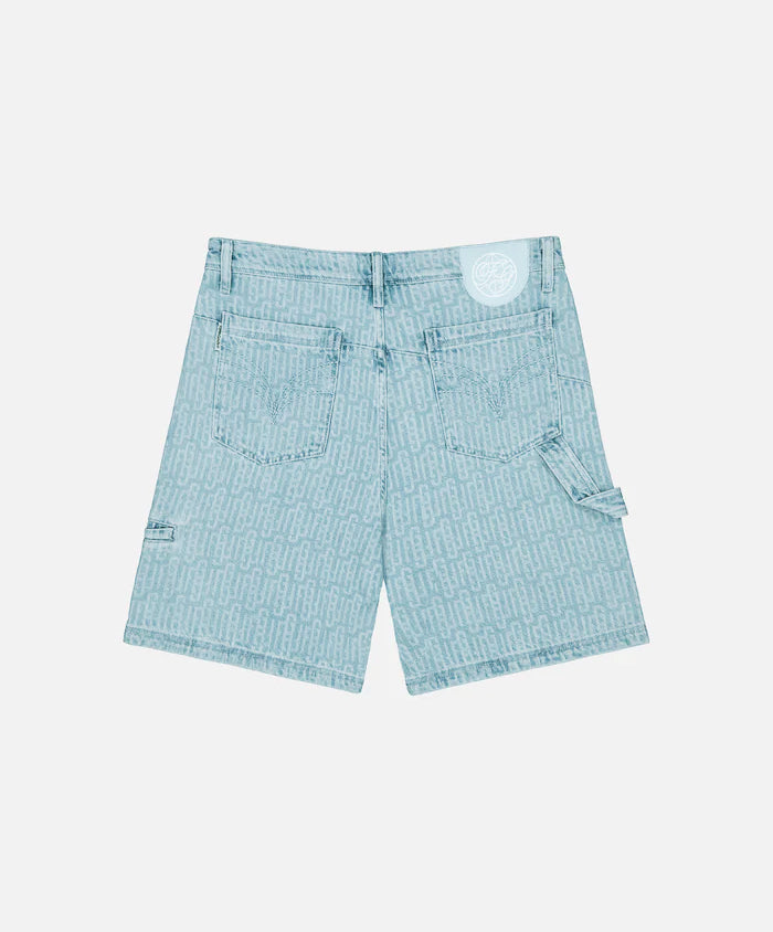 MONOGRAM SHORTS BLUE