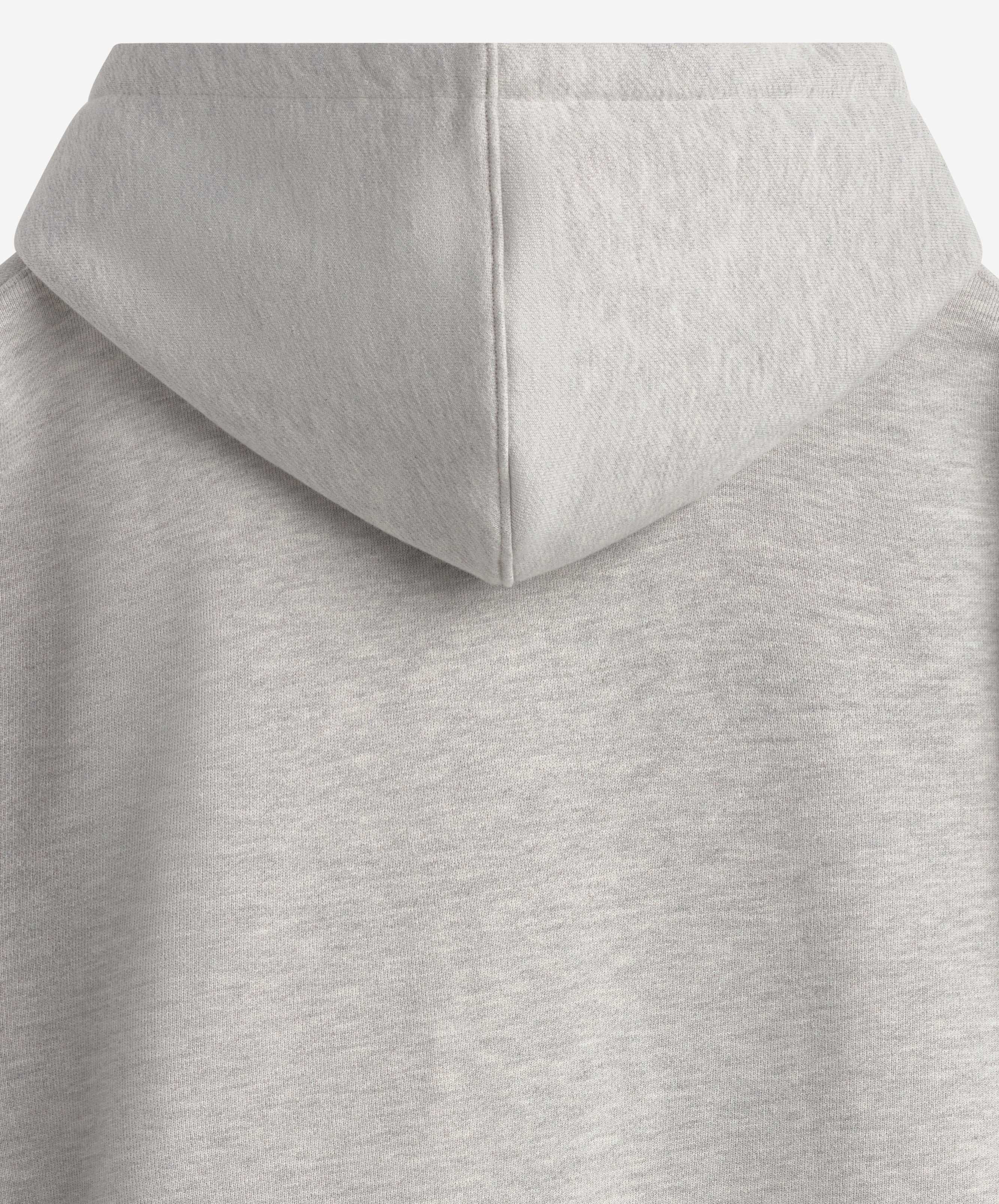 SOLID LOGO HOODIE GREY MELANGE