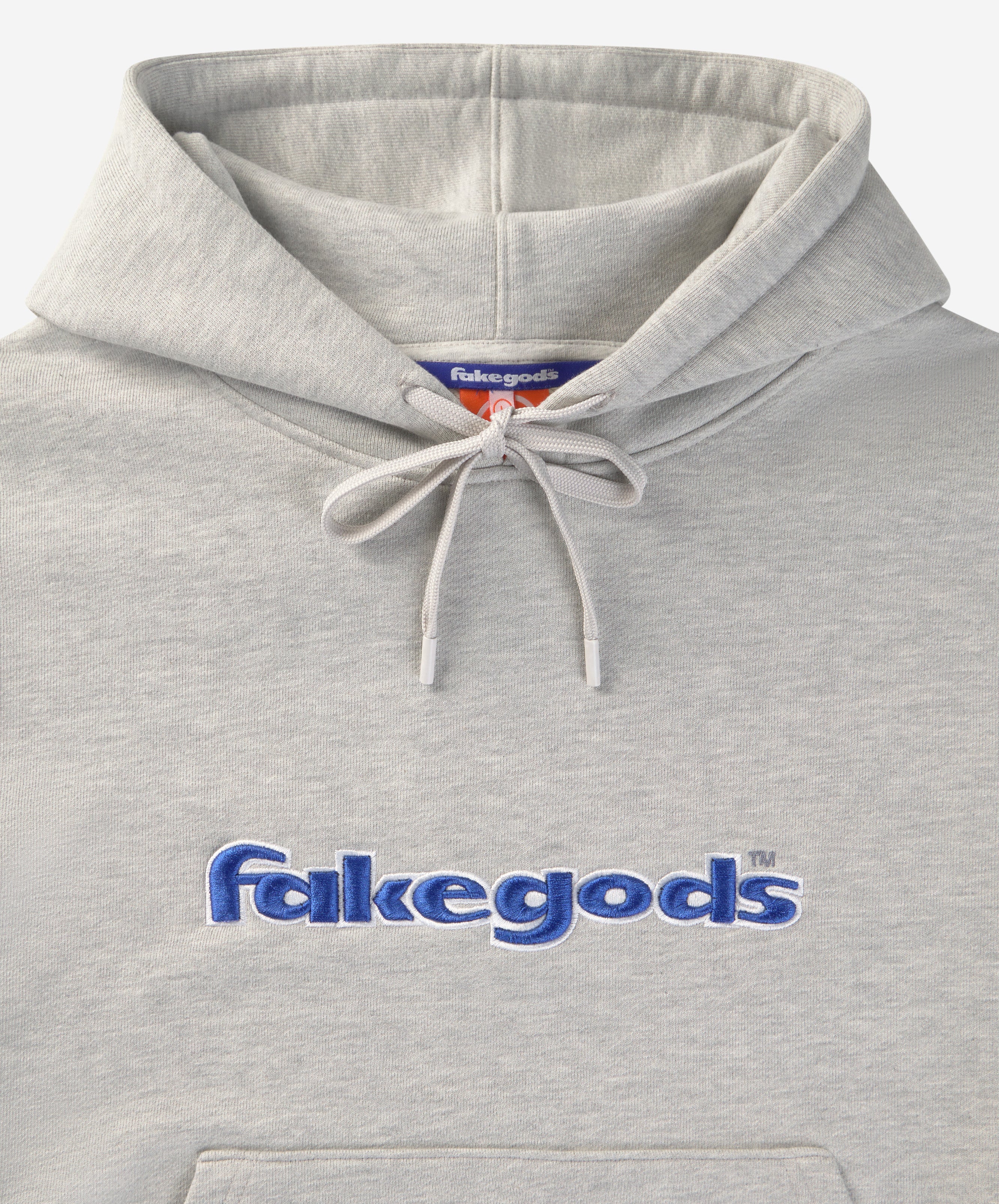 SOLID LOGO HOODIE GREY MELANGE