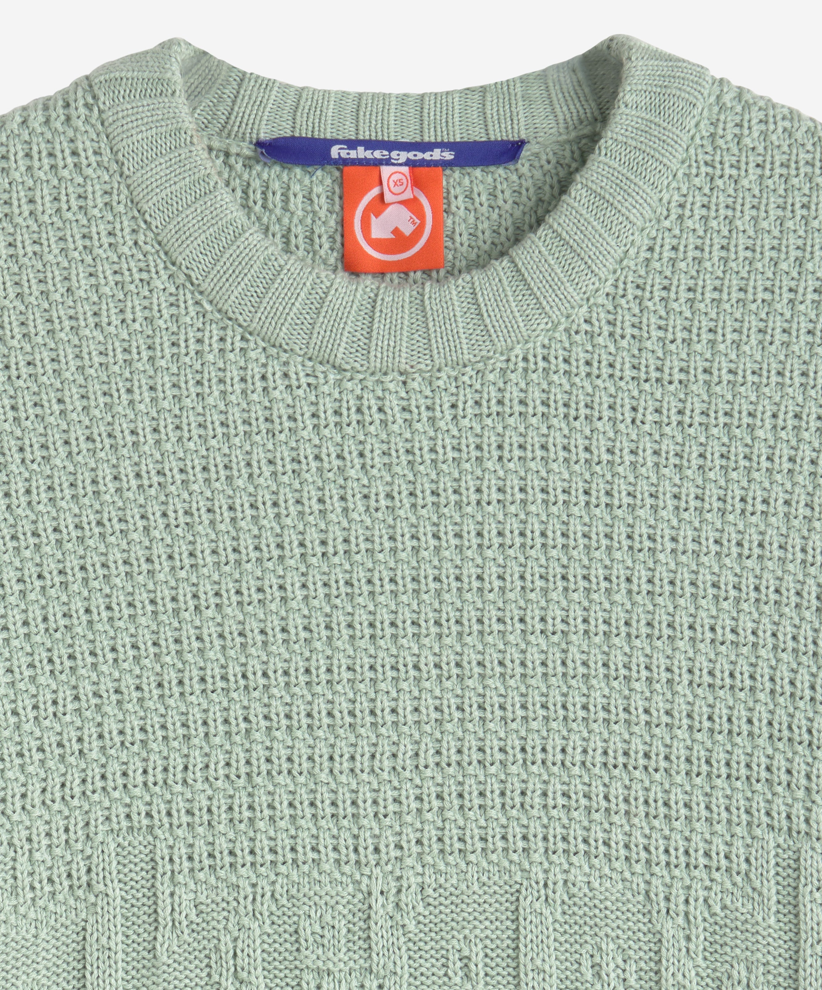 CHECKPOINT KNITTED SWEATER GREEN