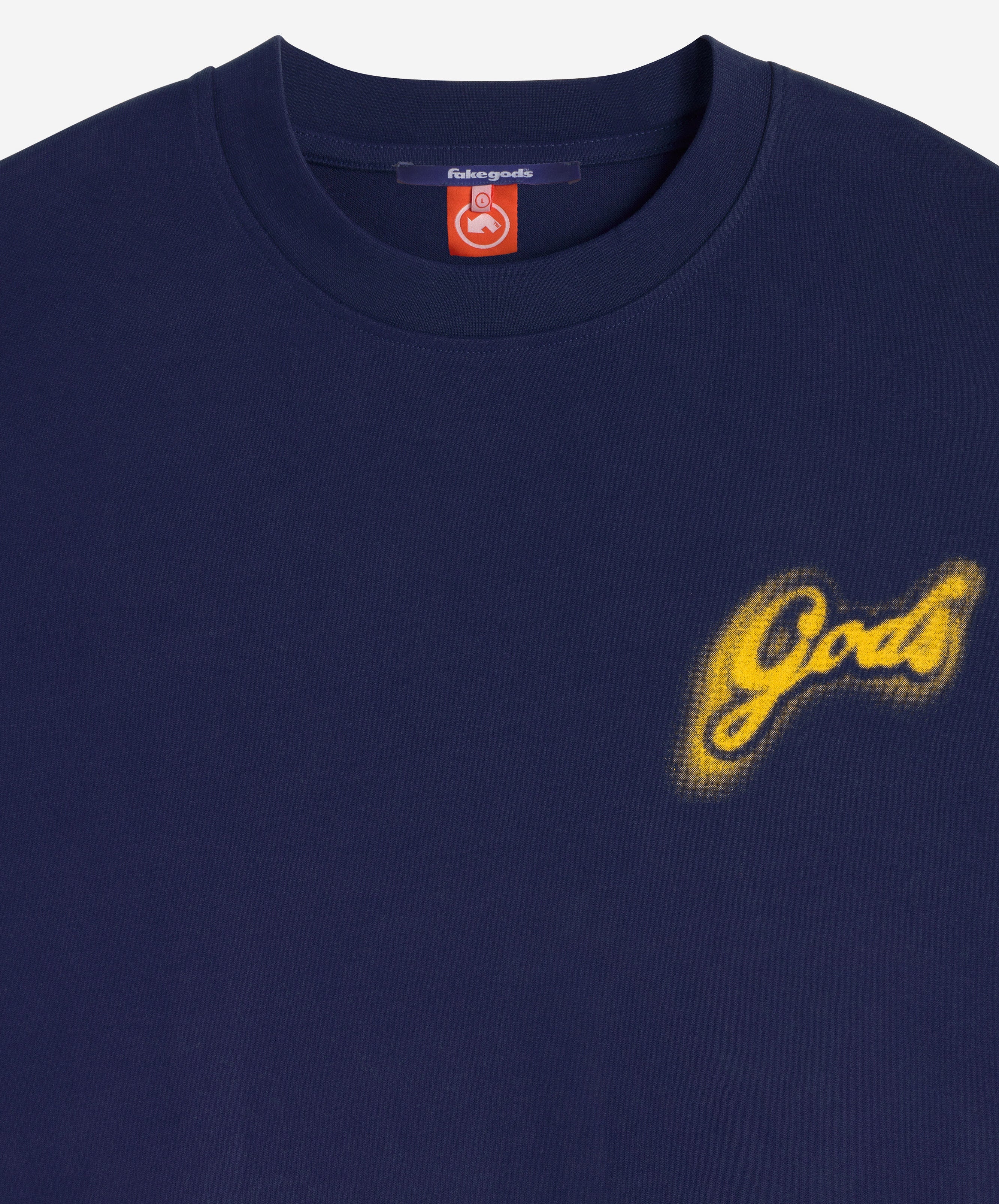 LOGO LONGSLEEVE TEE NAVY