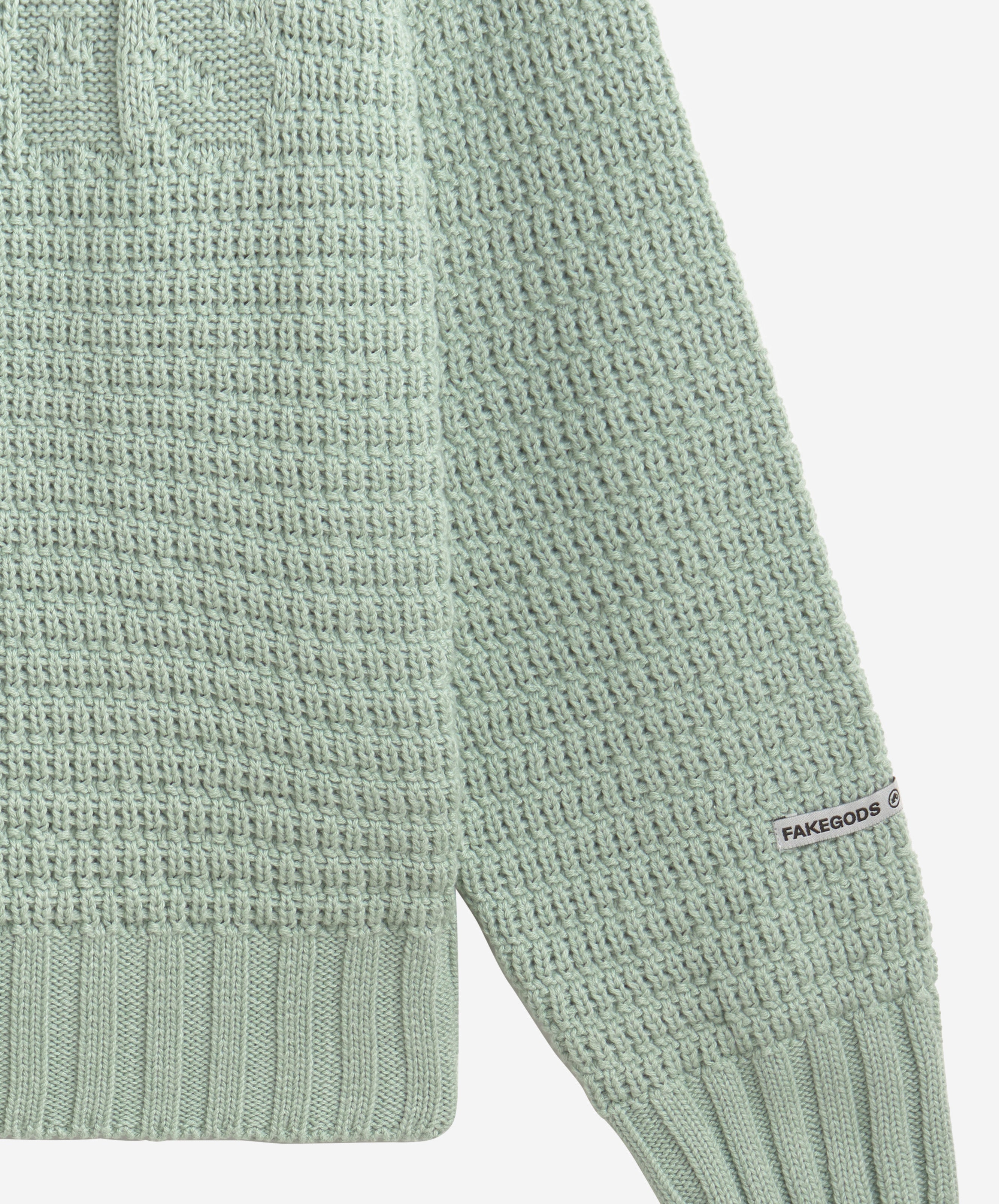 CHECKPOINT KNITTED SWEATER GREEN