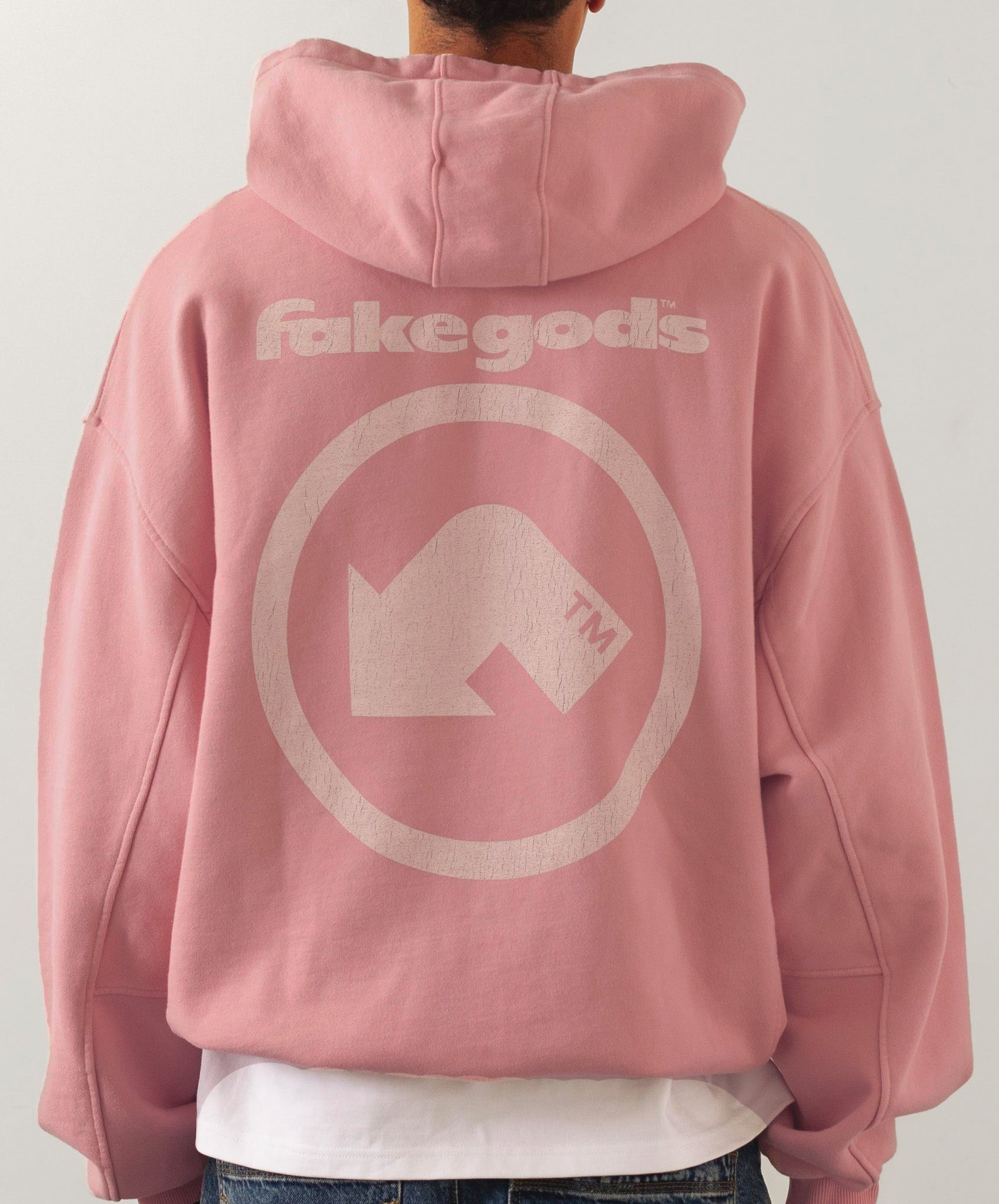 TM WASHED HOODIE ROSE