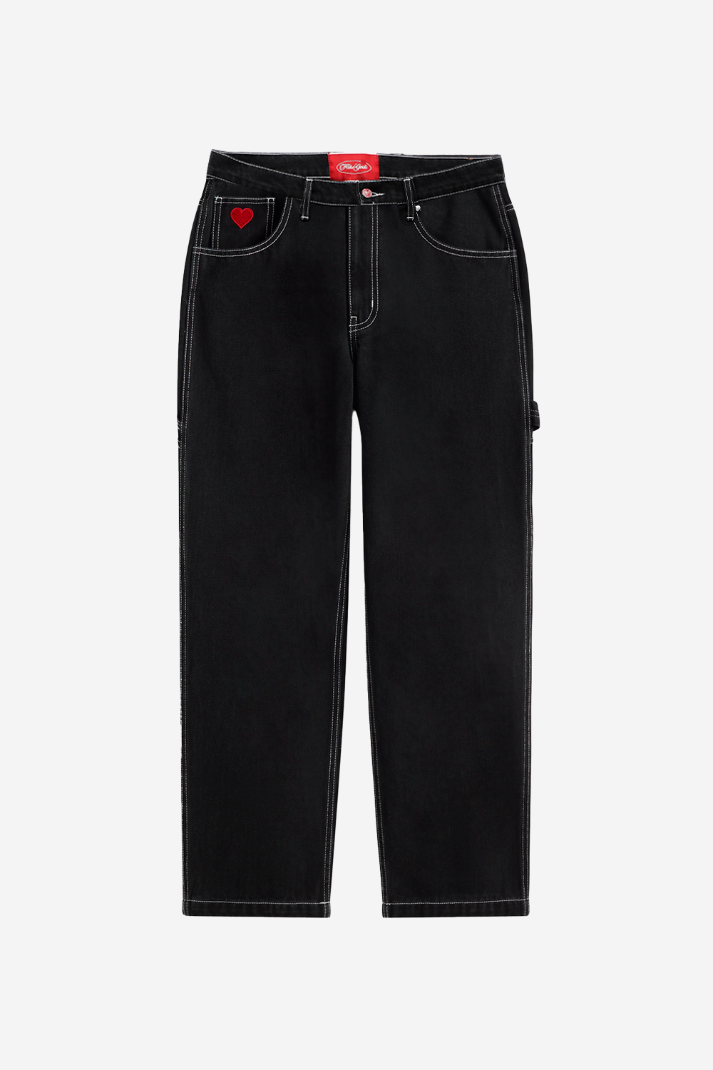 STRAIGHT TO THE HEART JEANS BLACK