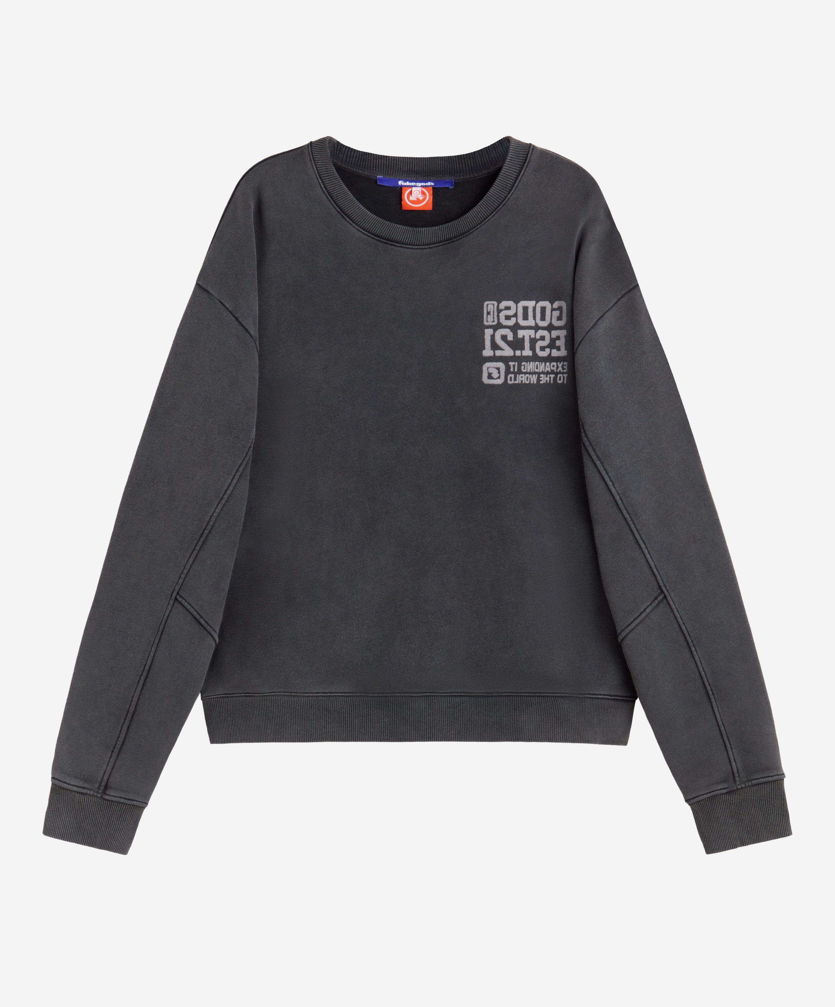 EST 21 CREWNECK BLACK