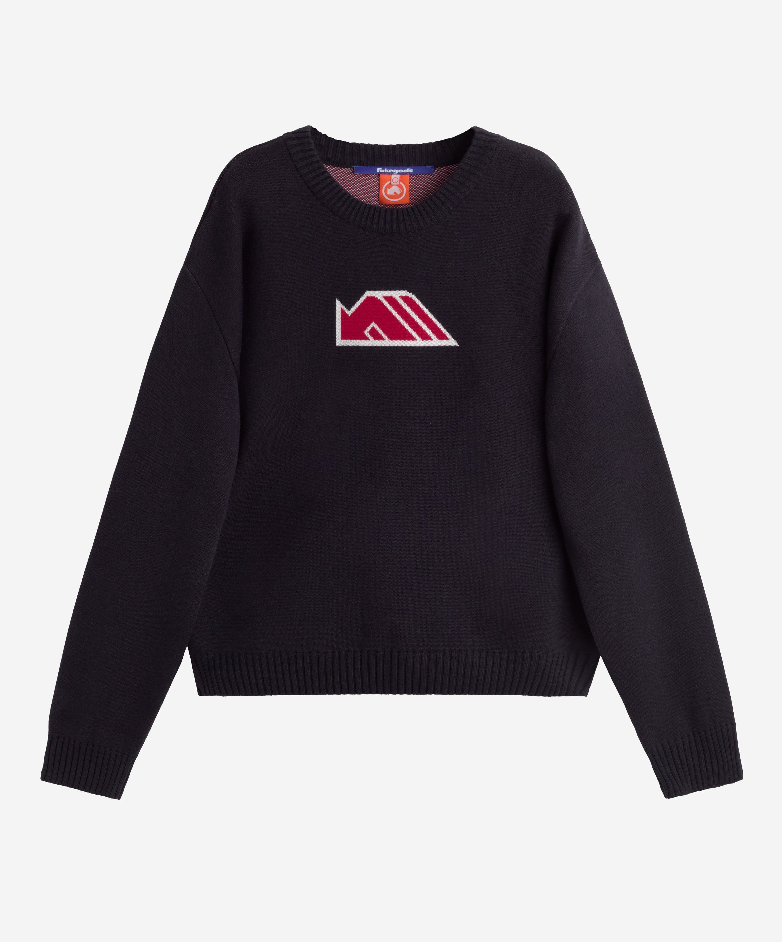 OUR WAY KNITTED SWEATER NAVY