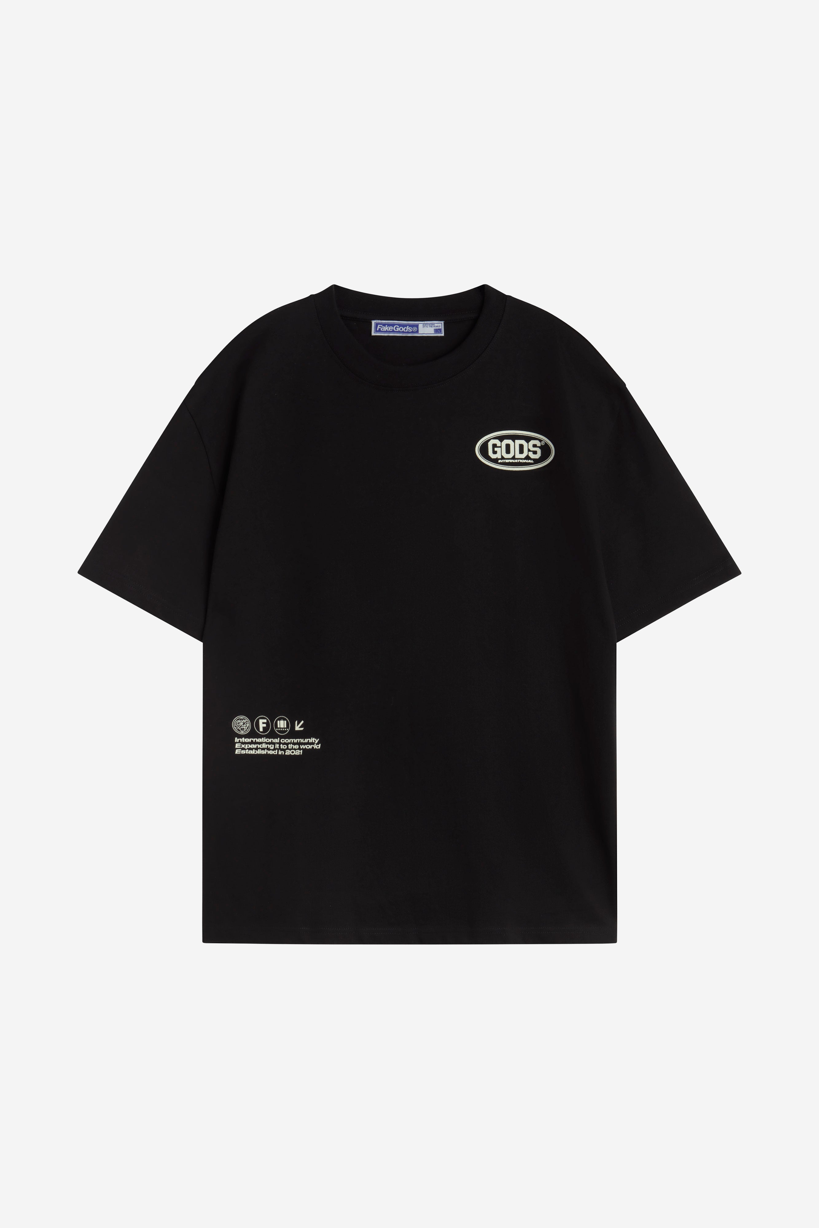 SEA GODS TEE BLACK