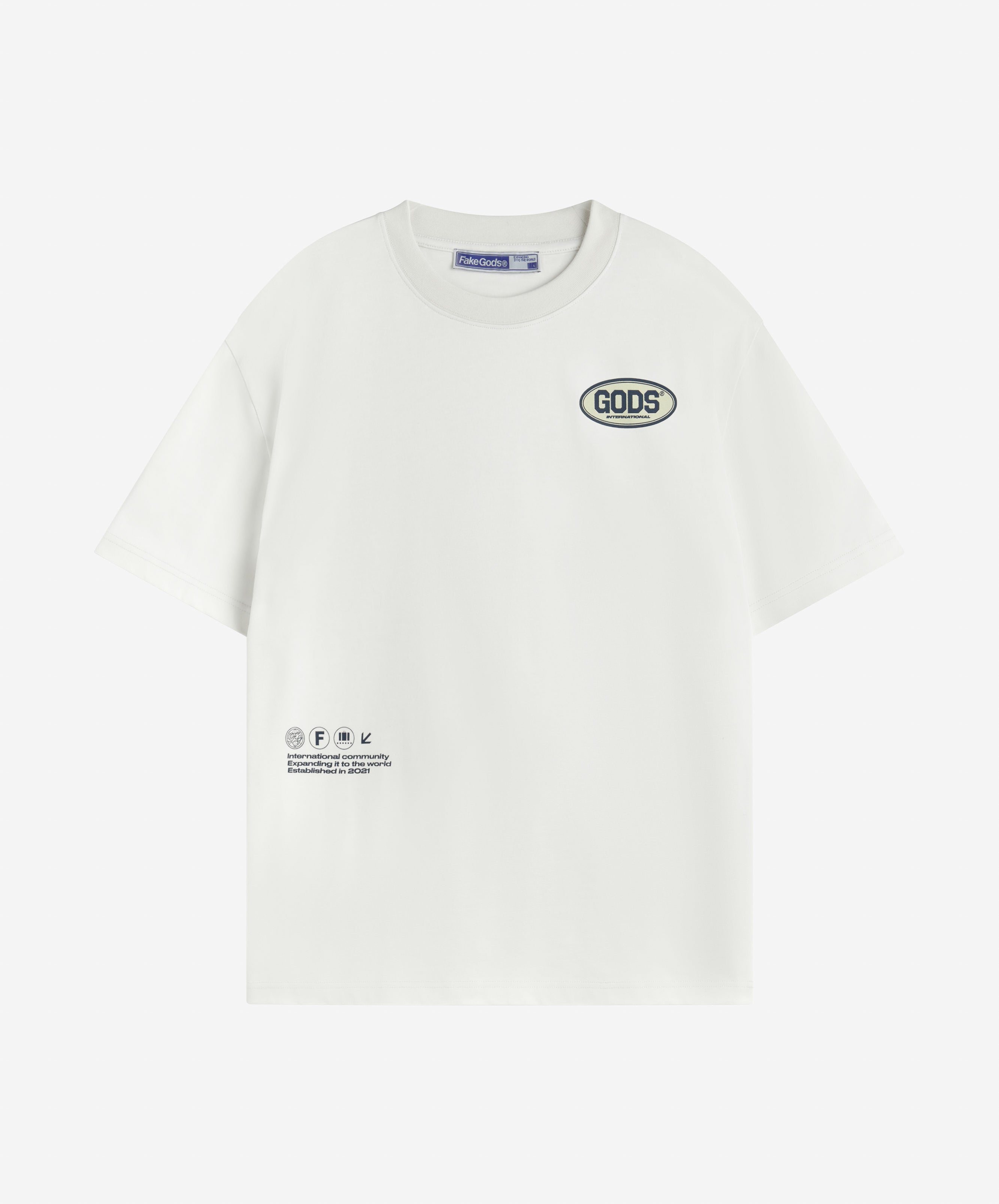 SEA GODS TEE OFF WHITE