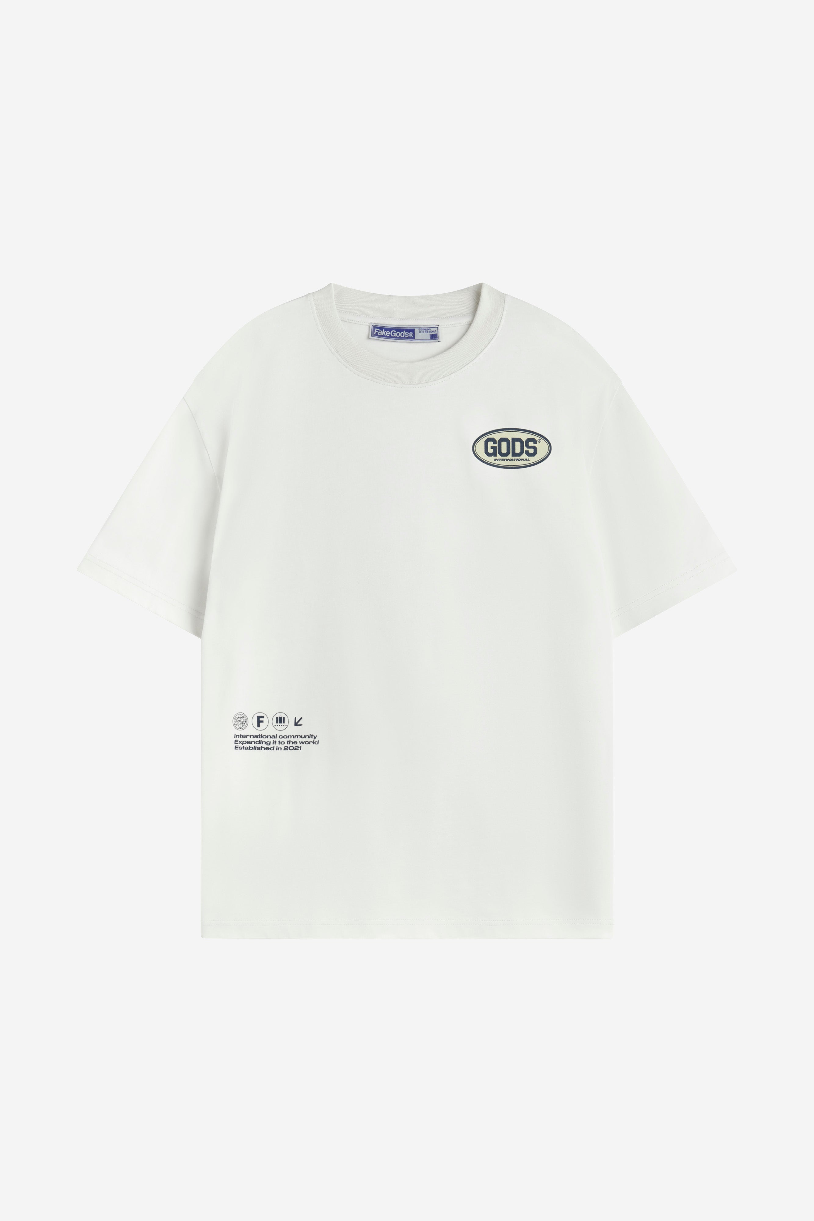 SEA GODS TEE OFF WHITE